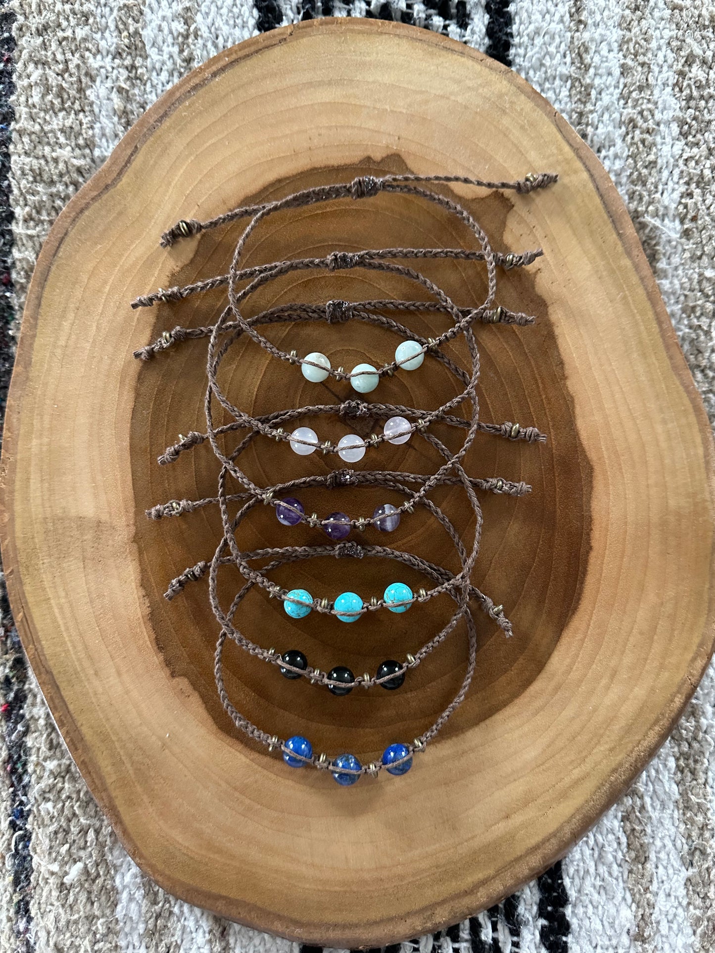 Hand-Knotted Bohemian Hemp Bracelet