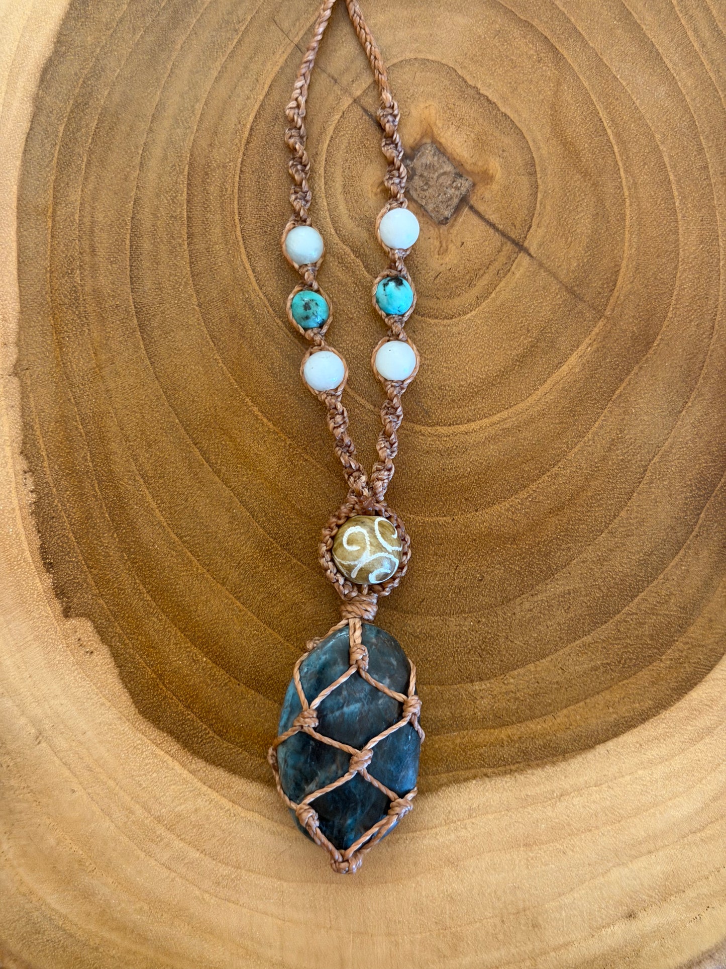 Nerida - Hand-Knotted Sea Siren Crystal Necklace