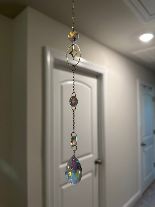 Crystal Shinning Star Suncatcher