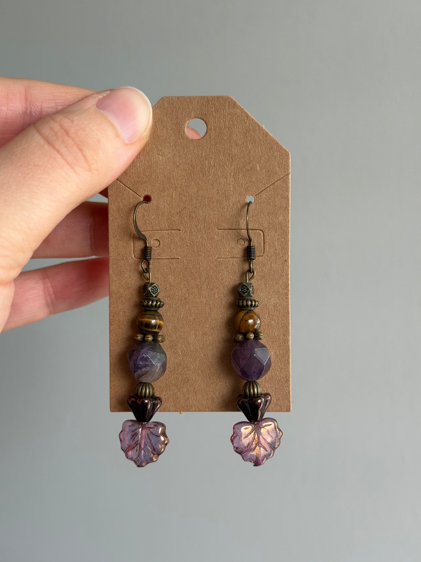 The "Autumn" Crystal Dangle Earrings