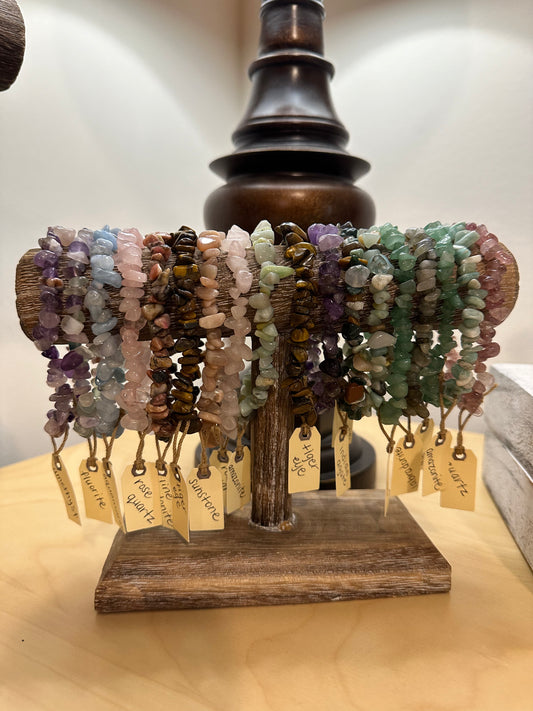 Crystal Chip Stretch Bracelet