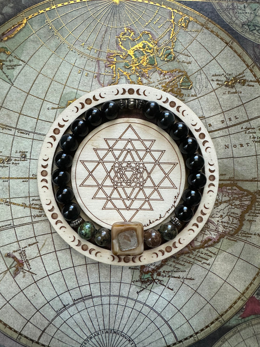 Earthy Gypsy Stretch Bracelet