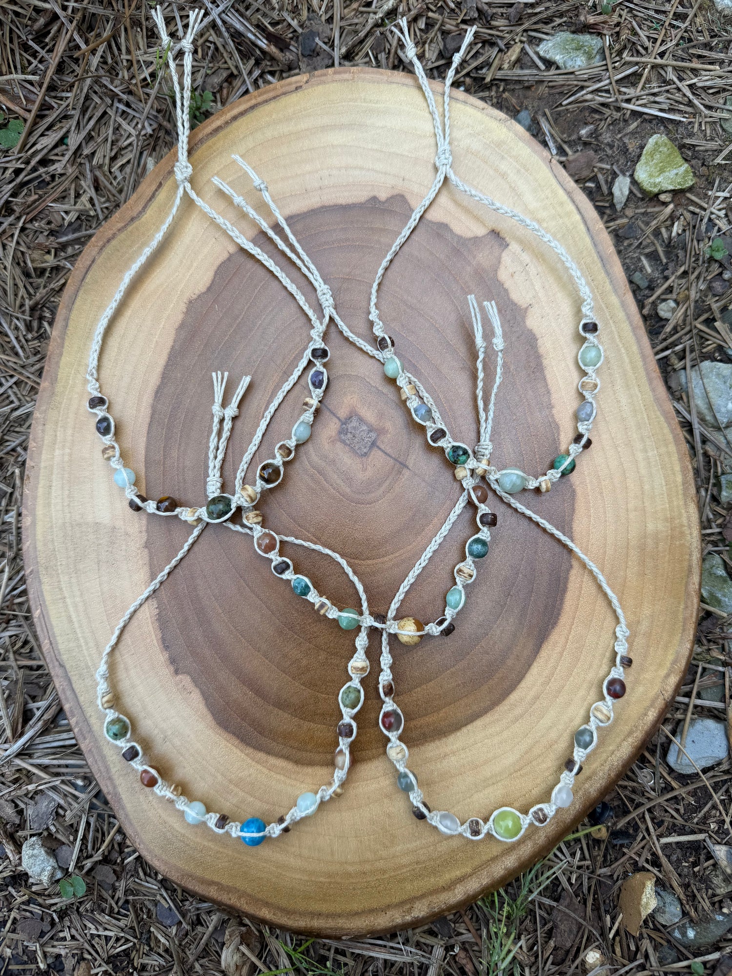 Hand-Knotted Anklets