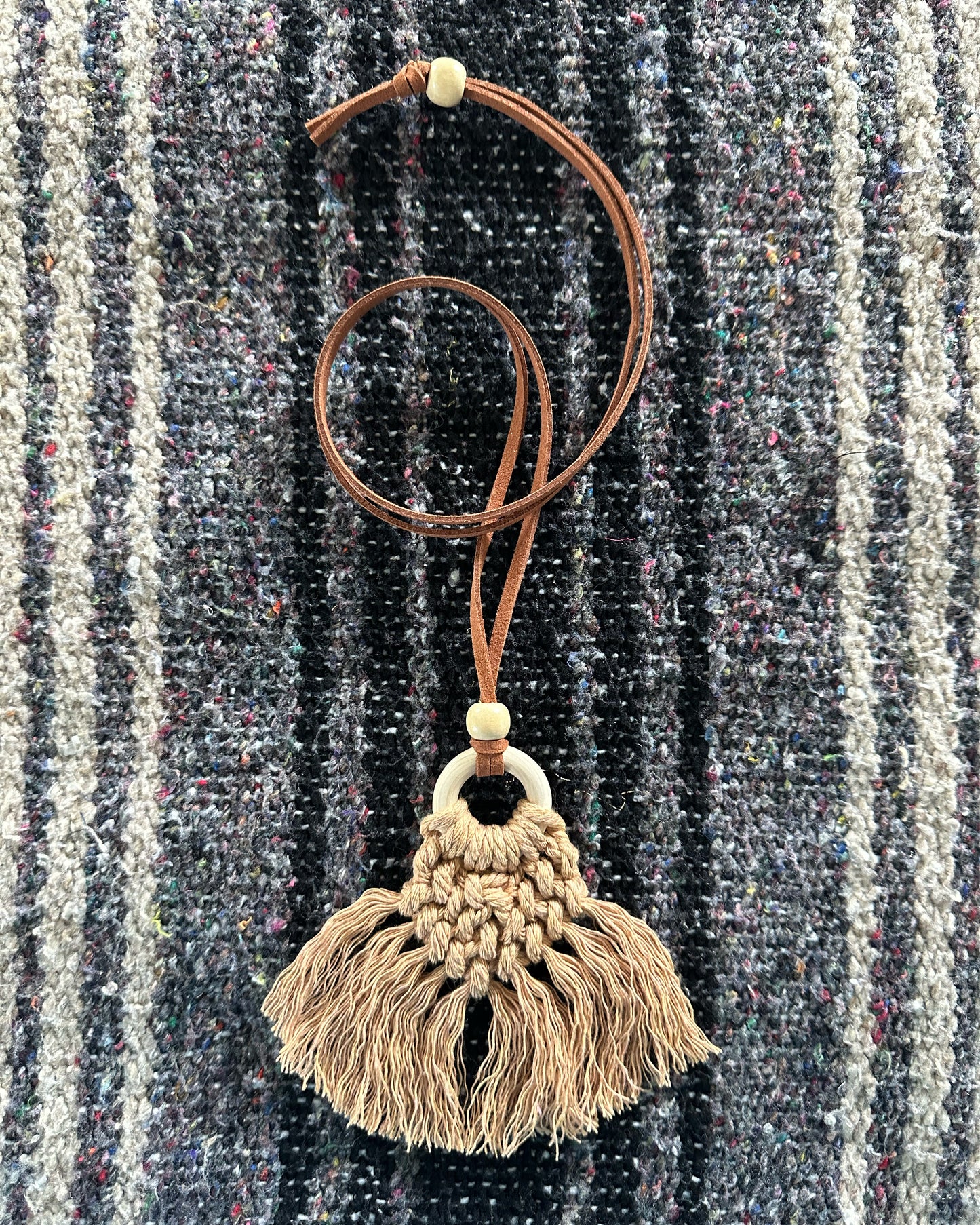 Free-Spirit Macramé Necklace