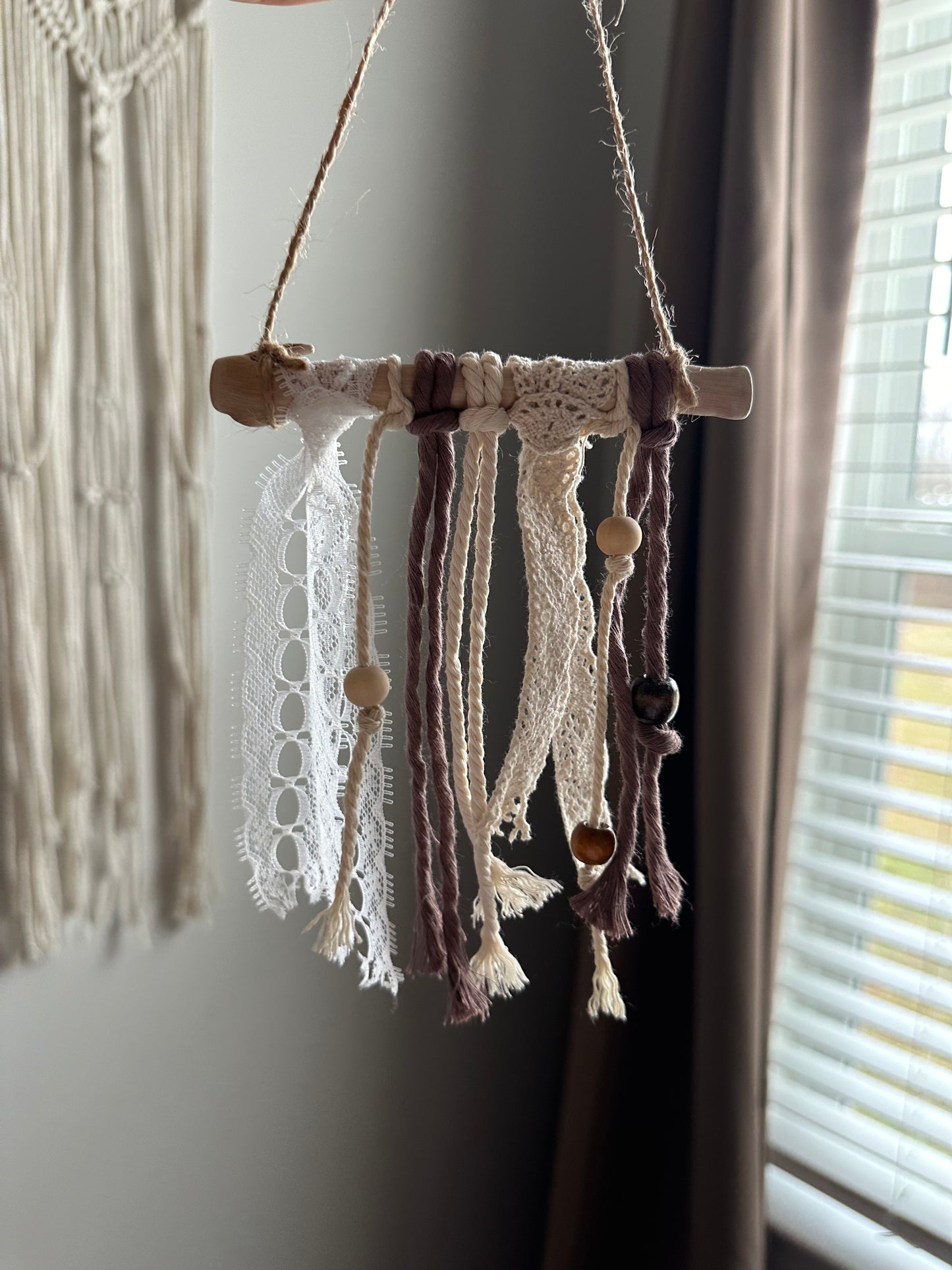 Boho Lace Car Charm/Mini Hanging