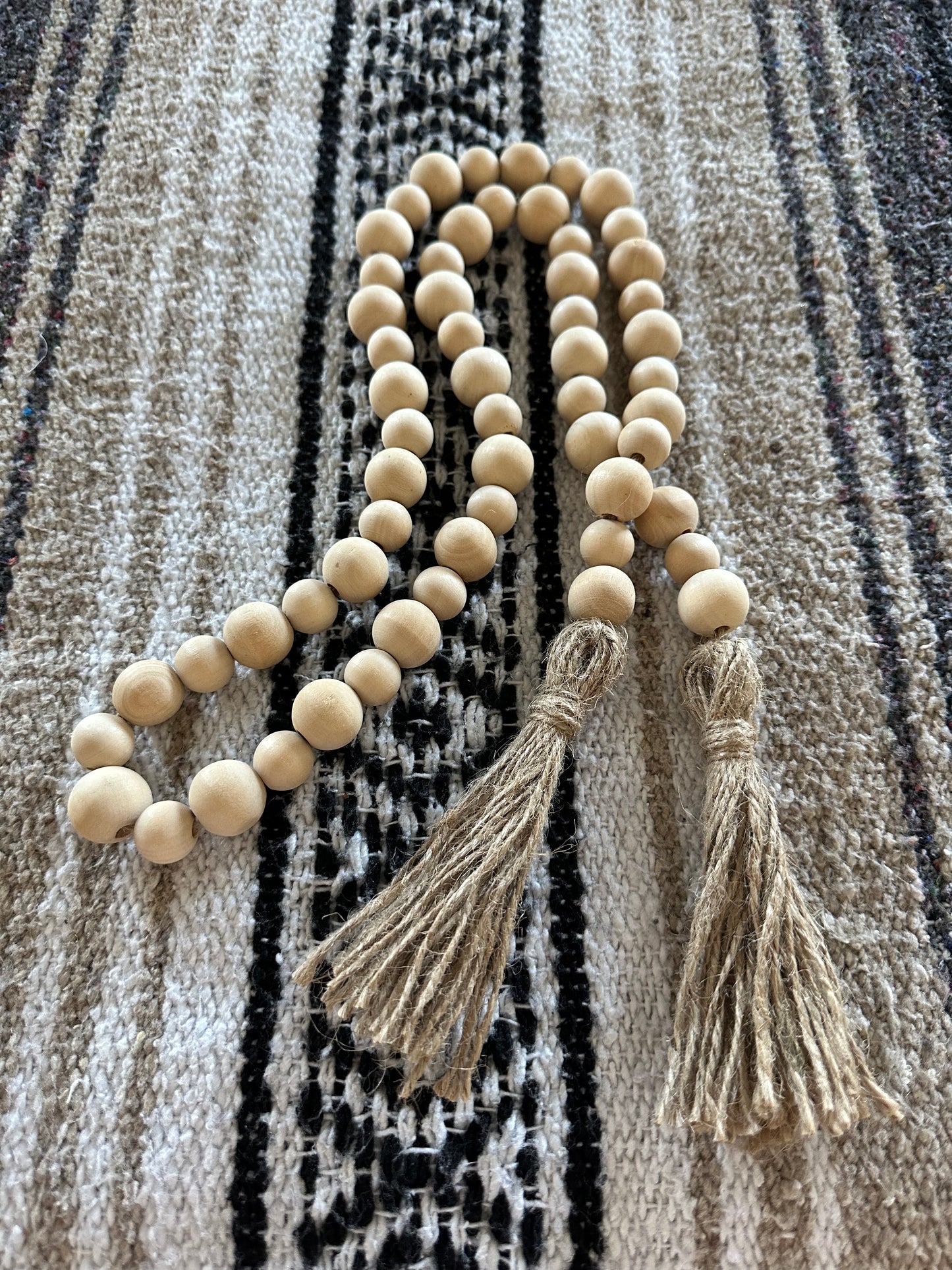 Wood Bead Garland