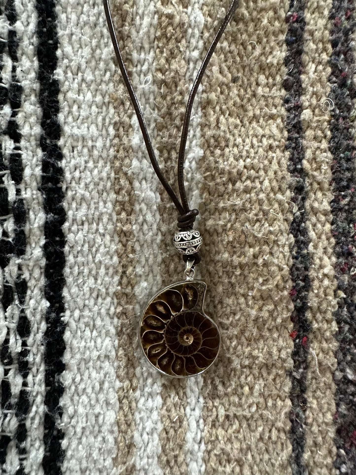 Ammonite Pendant Necklace