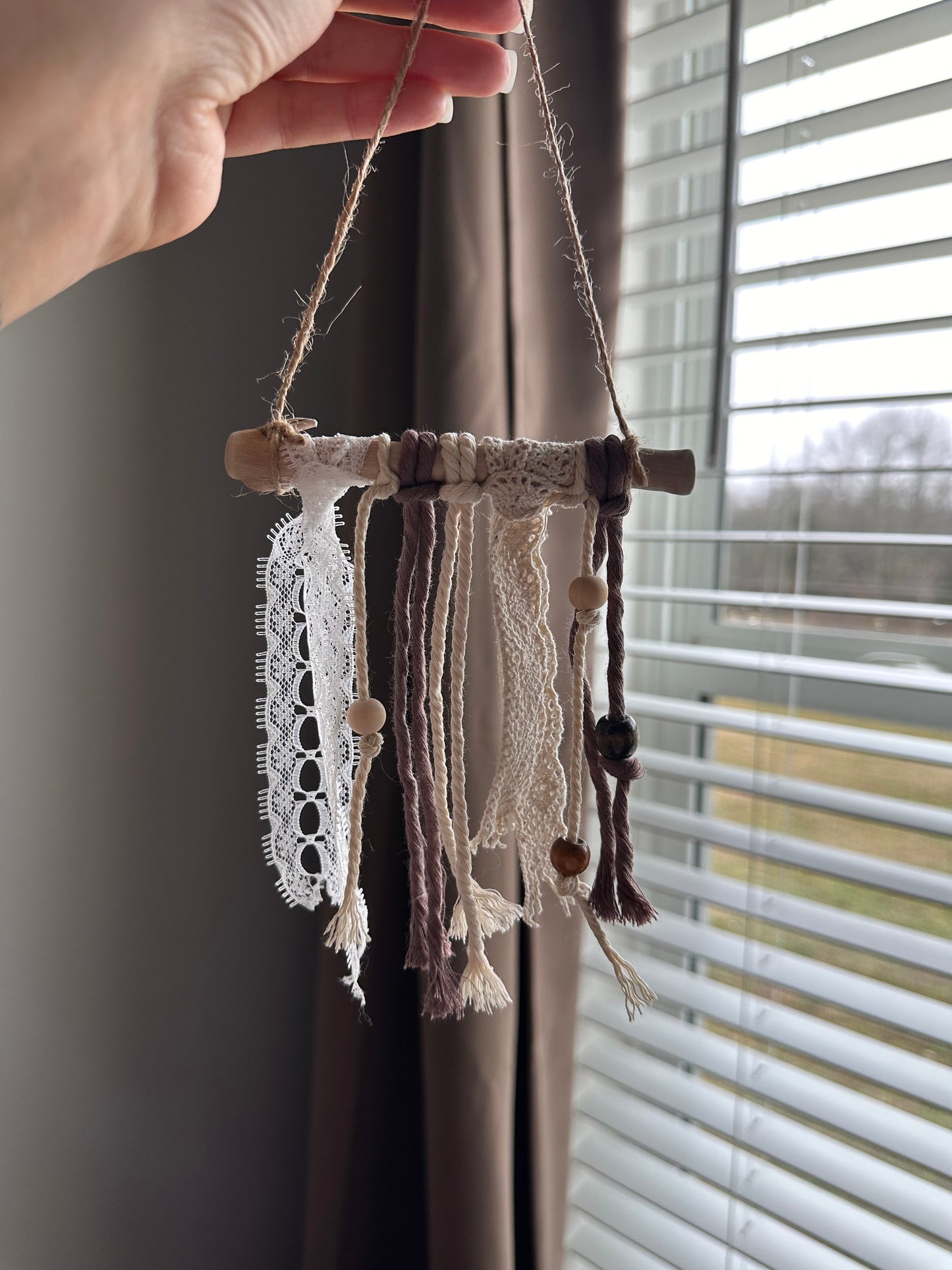 Boho Lace Car Charm/Mini Hanging