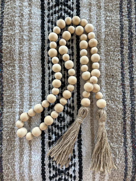 Wood Bead Garland