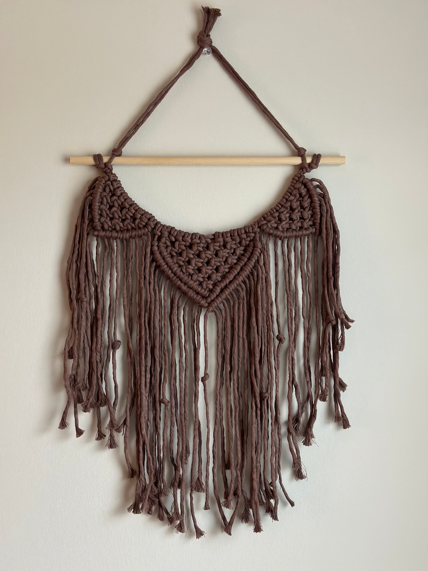 Half Mandala Macramé Wall Hanging