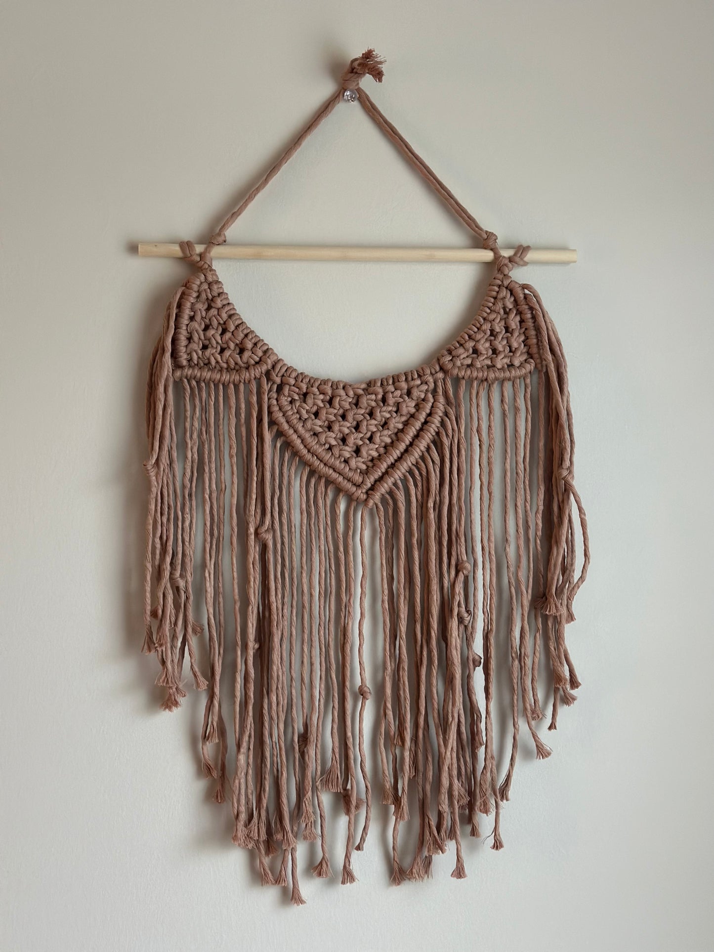 Half Mandala Macramé Wall Hanging