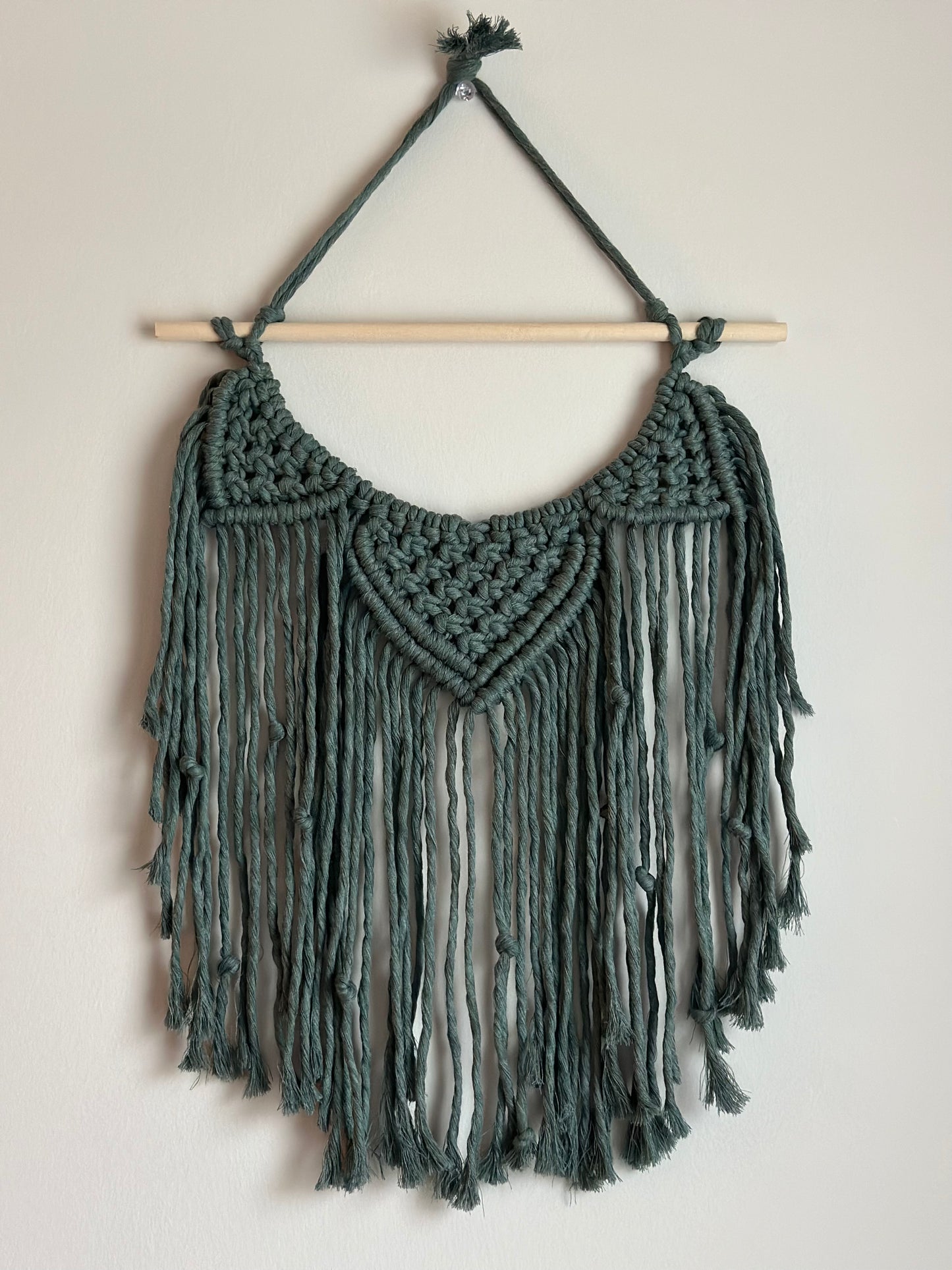 Half Mandala Macramé Wall Hanging