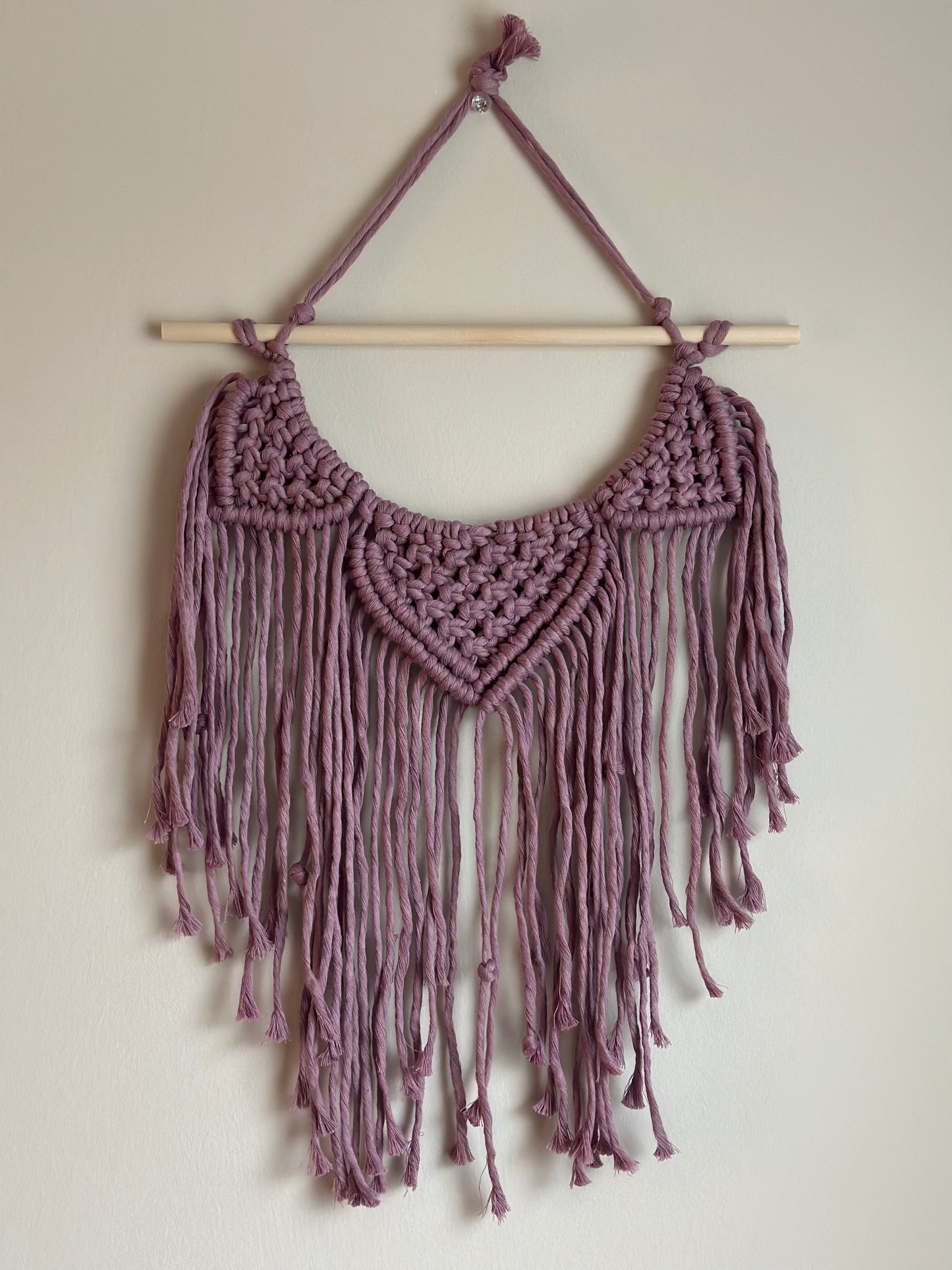 Half Mandala Macramé Wall Hanging