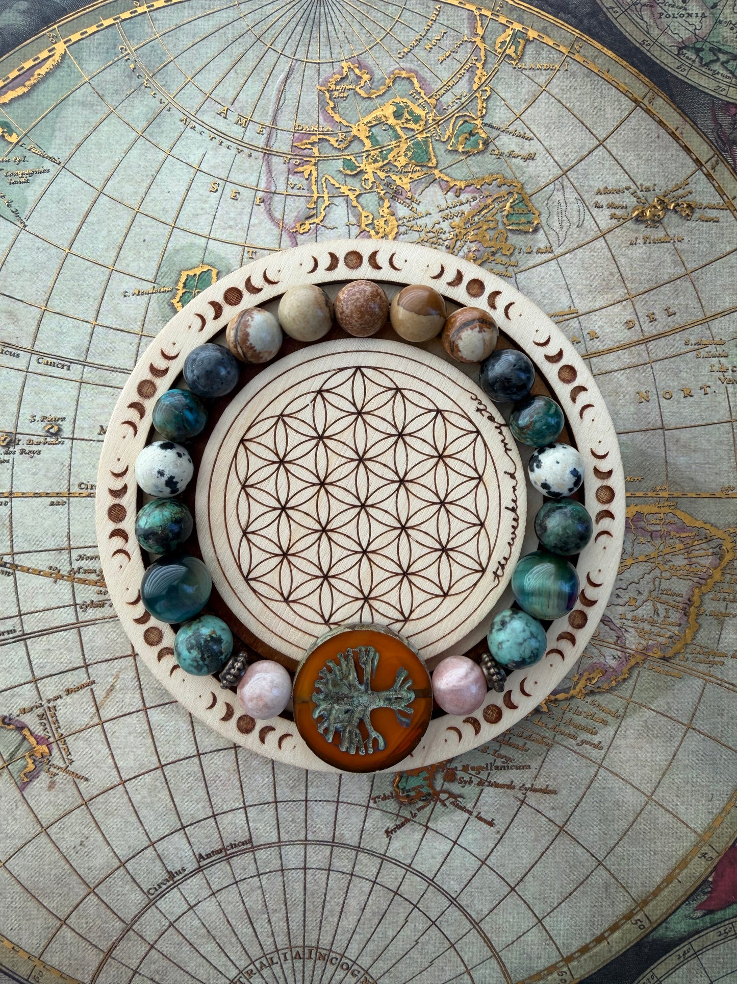 Magical Forest Tree of Life Stretch Bracelet