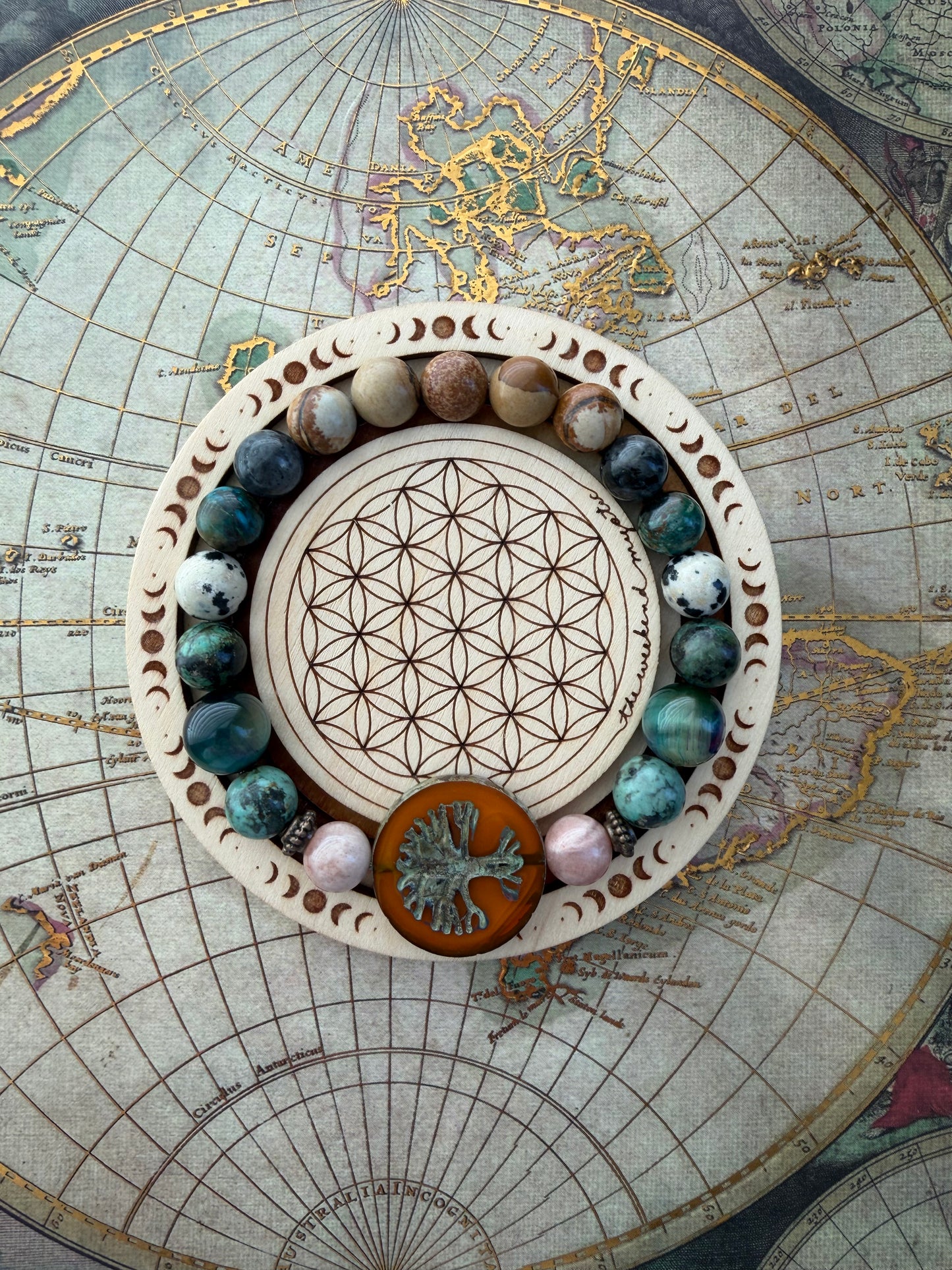 Magical Forest Tree of Life Stretch Bracelet