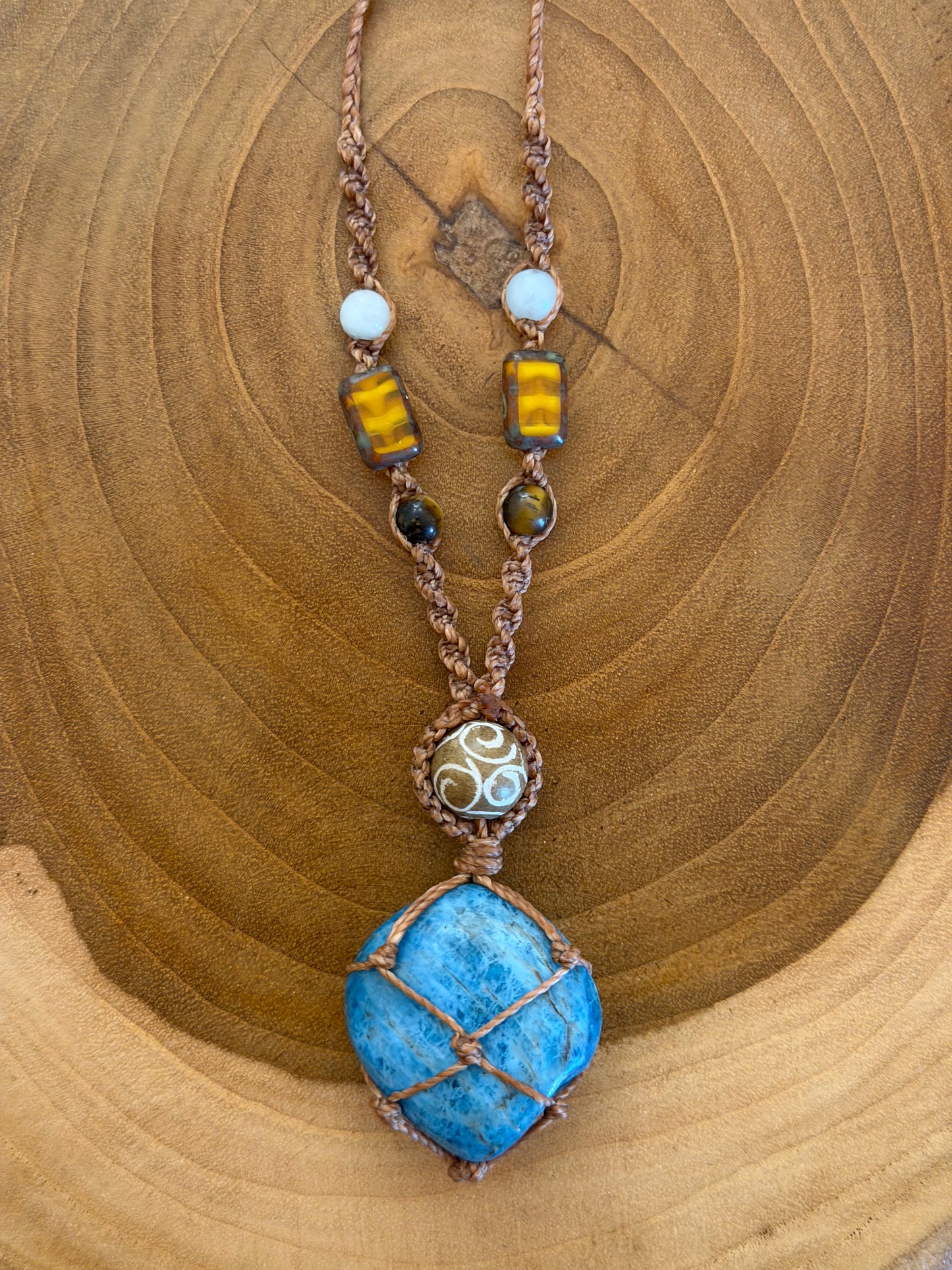 Nixie - Hand-Knotted Sea Siren Crystal Necklace