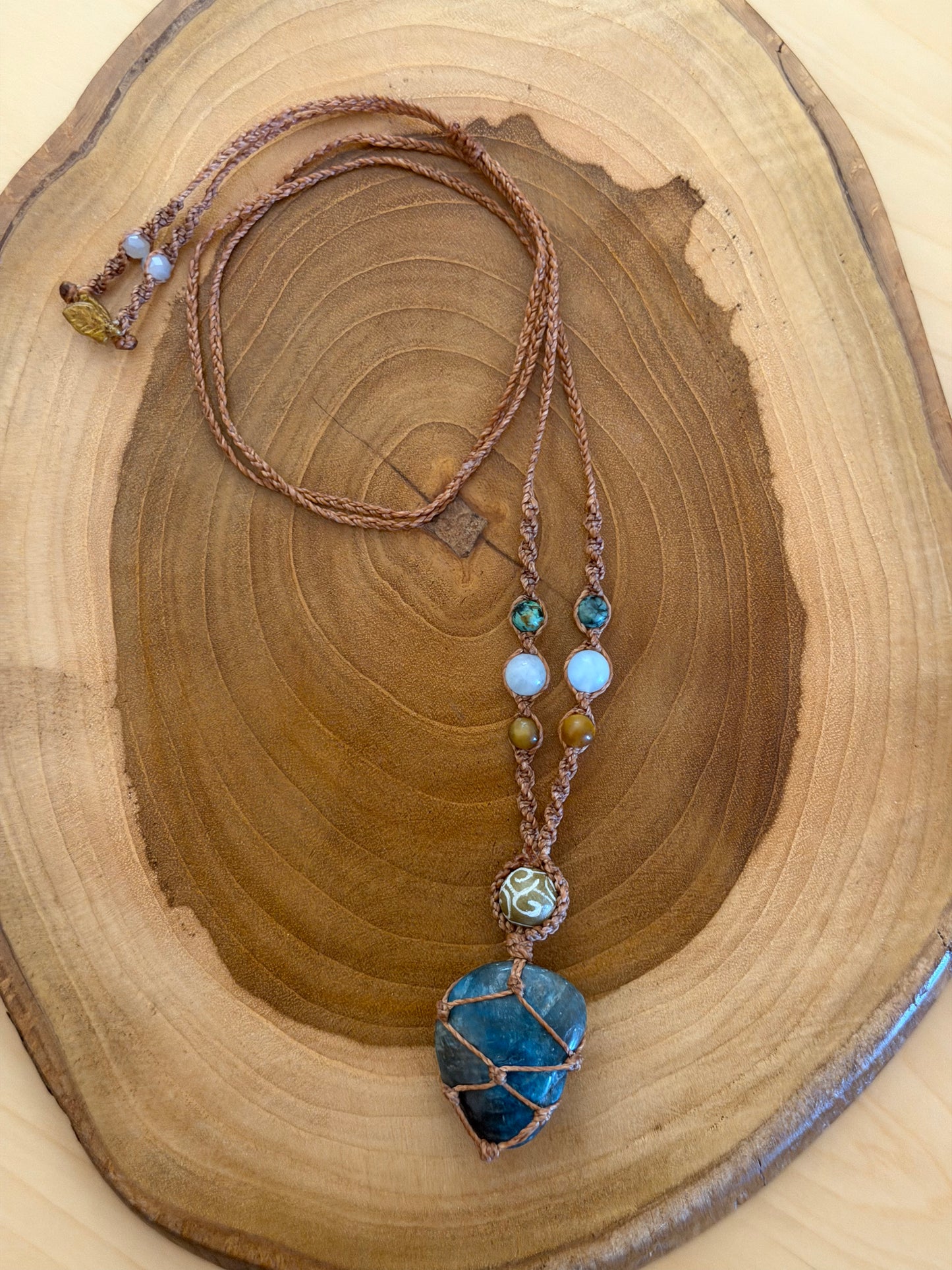 Maya - Hand-Knotted Sea Siren Crystal Necklace
