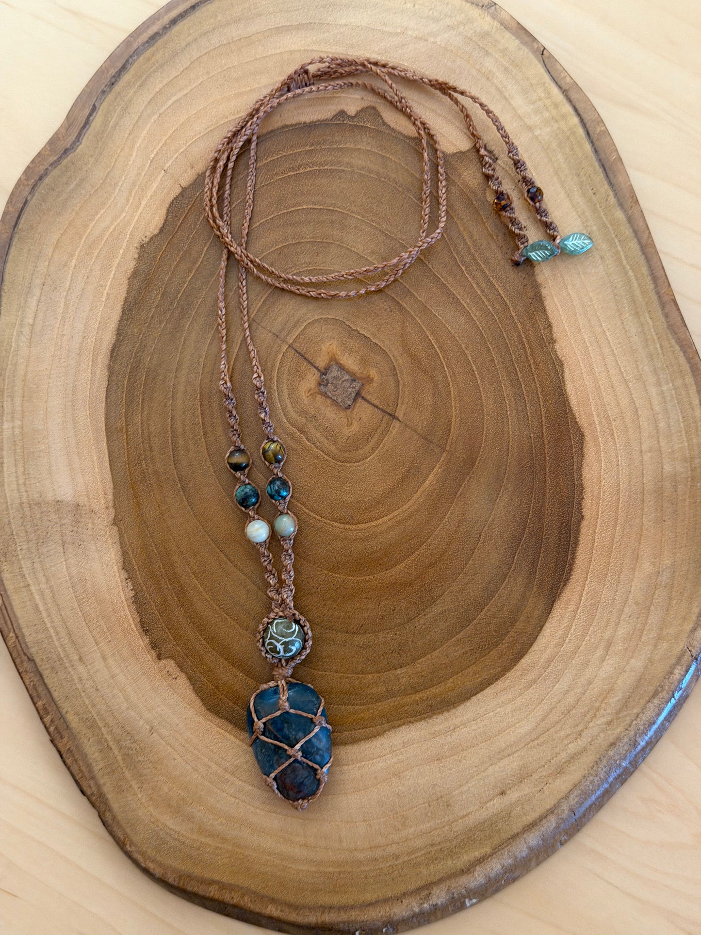 Nerissa - Hand-Knotted Sea Siren Crystal Necklace