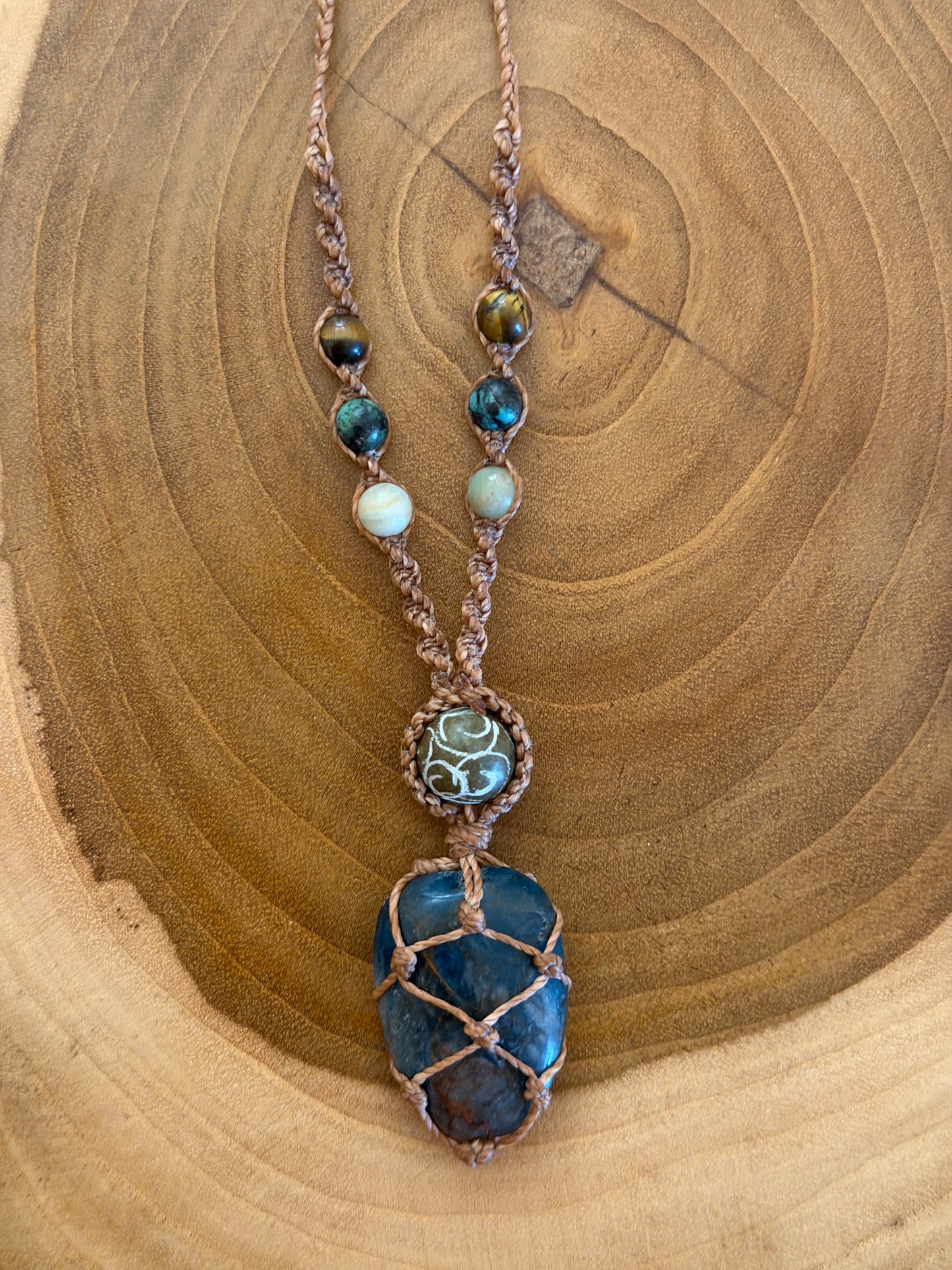 Nerissa - Hand-Knotted Sea Siren Crystal Necklace