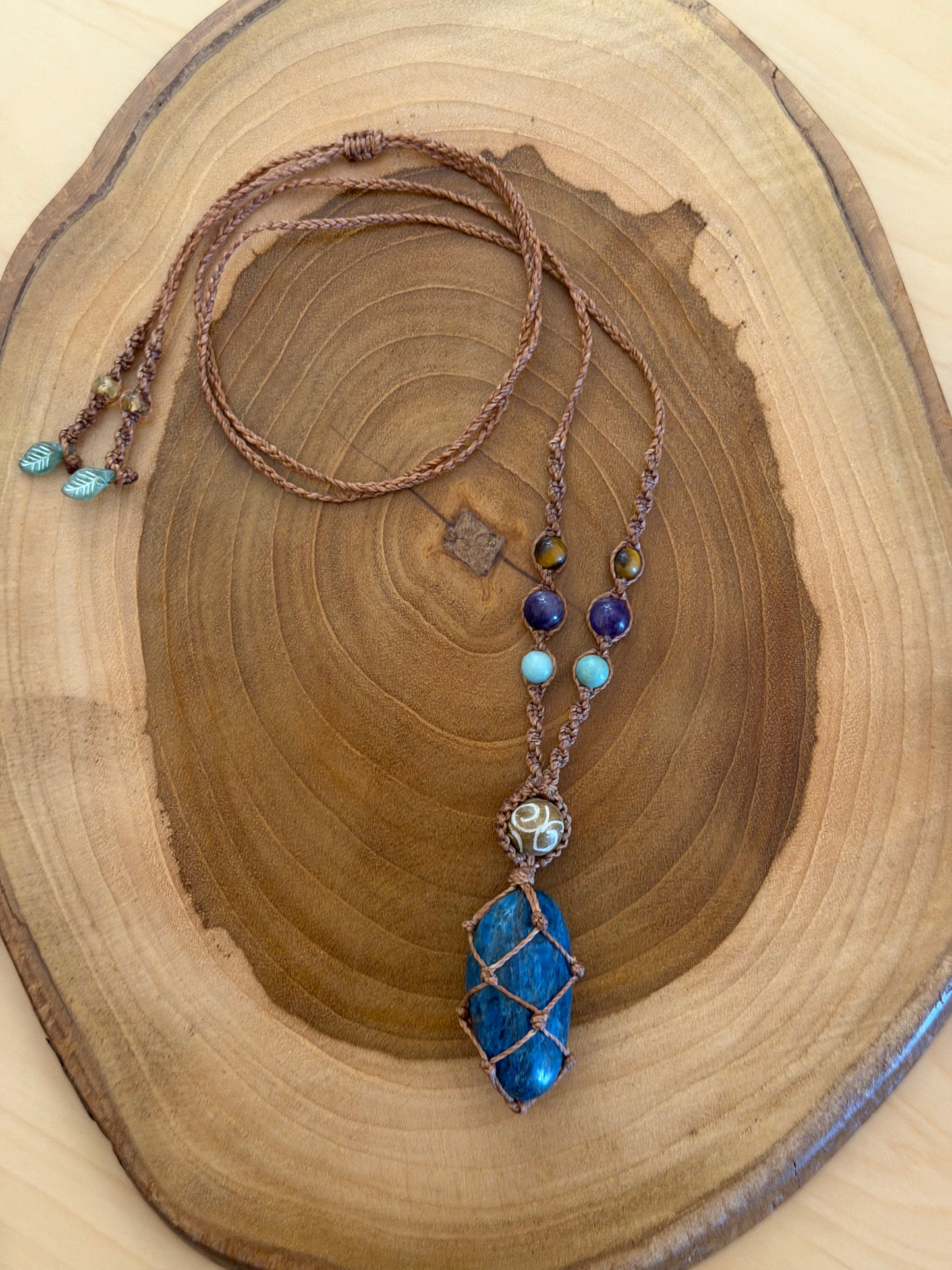 Kaimana - Hand-Knotted Sea Siren Crystal Necklace