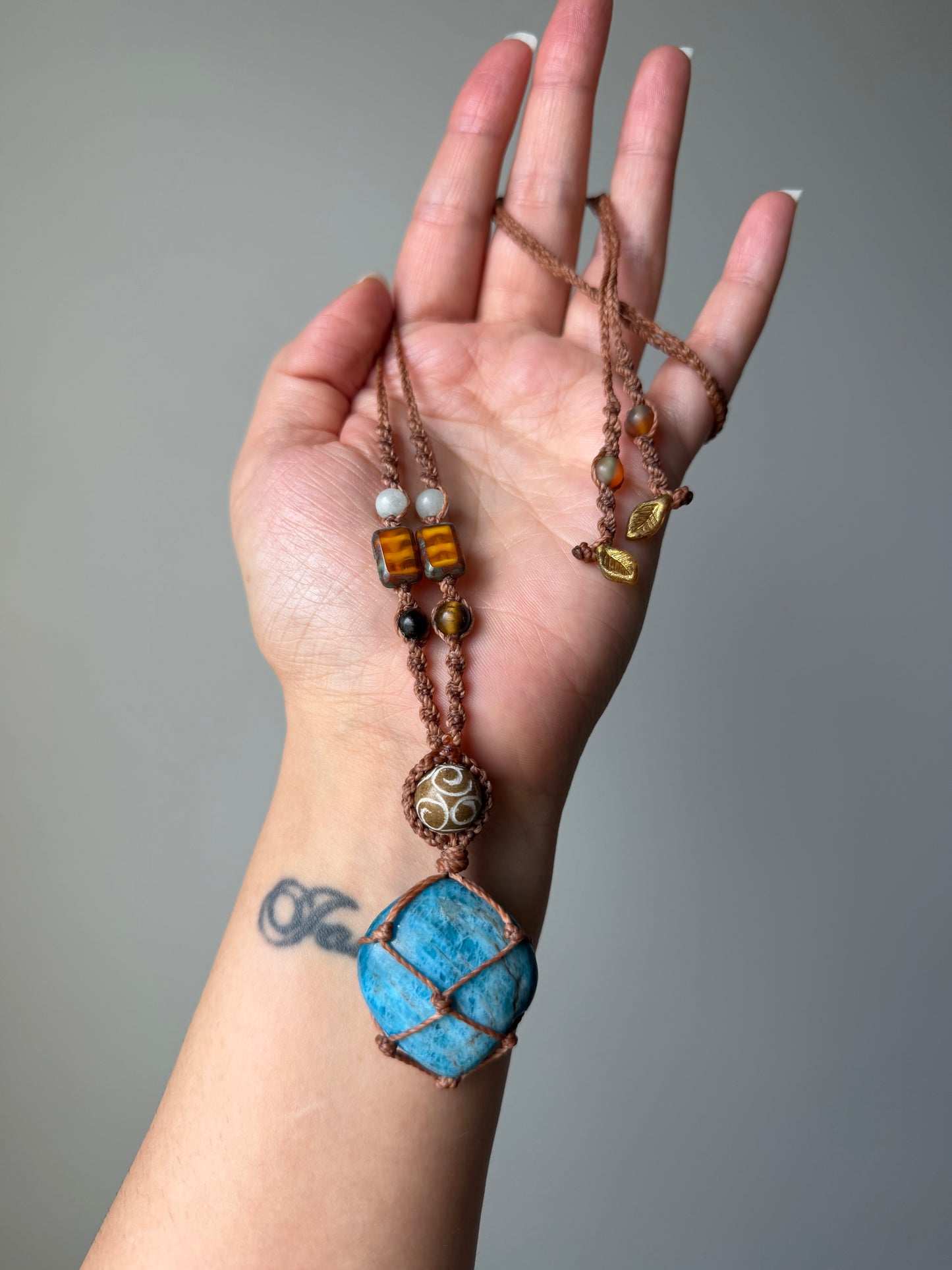 Nixie - Hand-Knotted Sea Siren Crystal Necklace