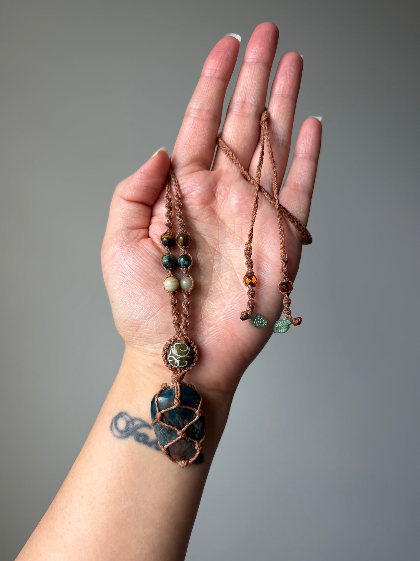 Nerissa - Hand-Knotted Sea Siren Crystal Necklace