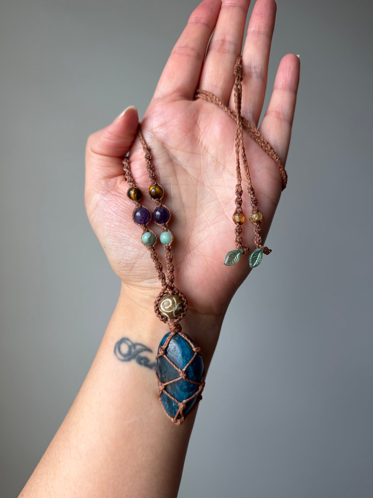 Kaimana - Hand-Knotted Sea Siren Crystal Necklace