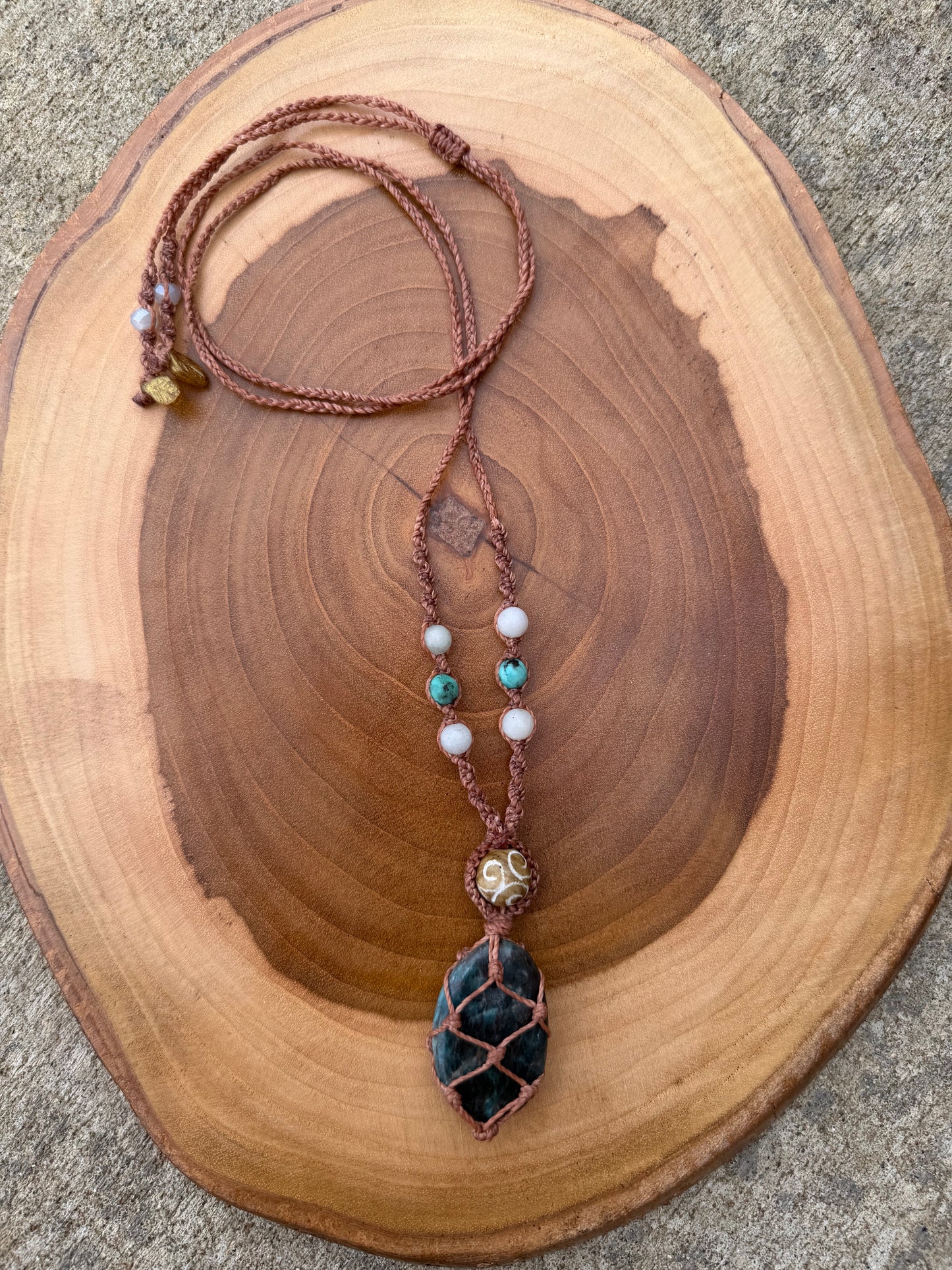 Nerida - Hand-Knotted Sea Siren Crystal Necklace