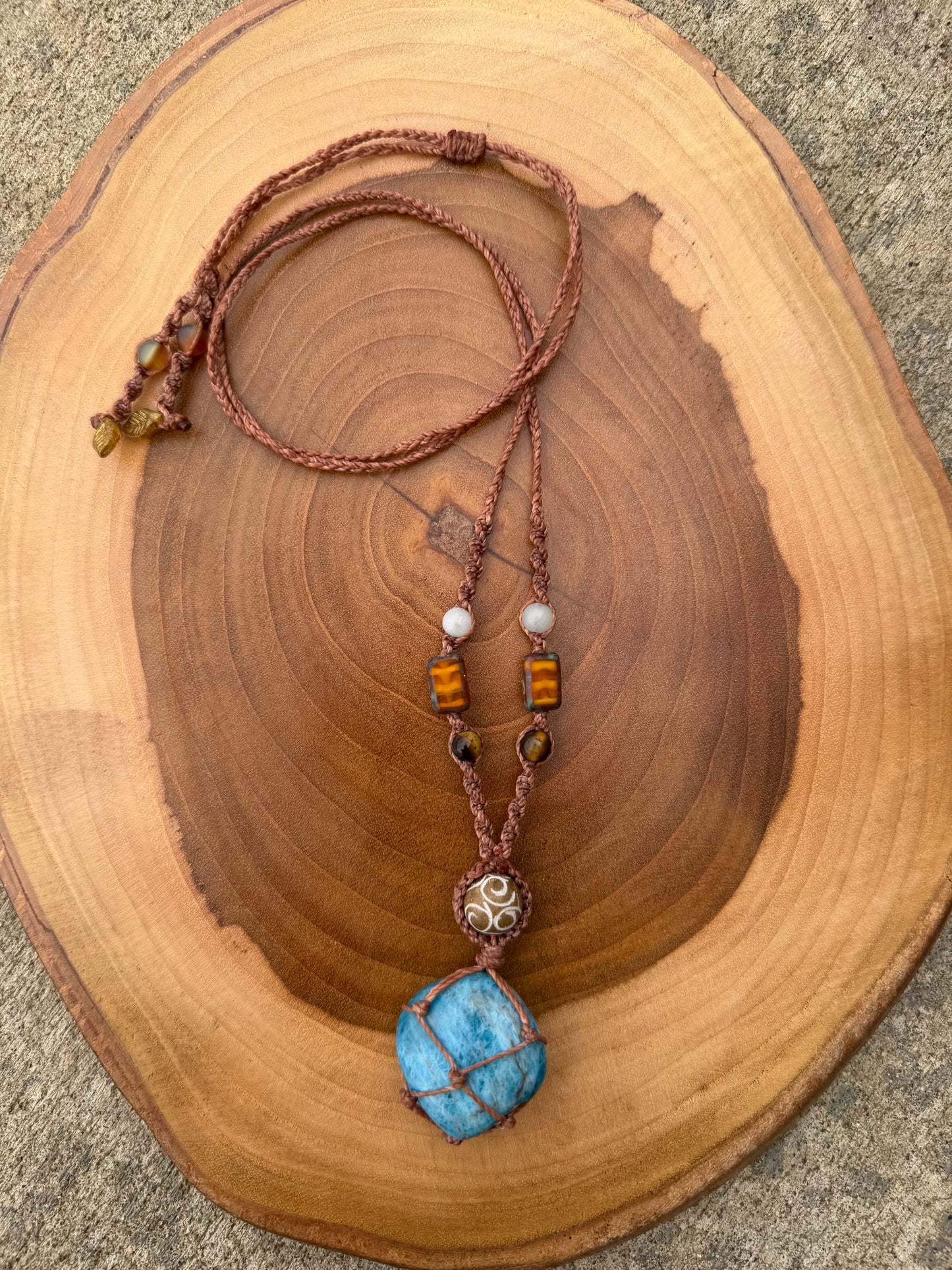 Nixie - Hand-Knotted Sea Siren Crystal Necklace