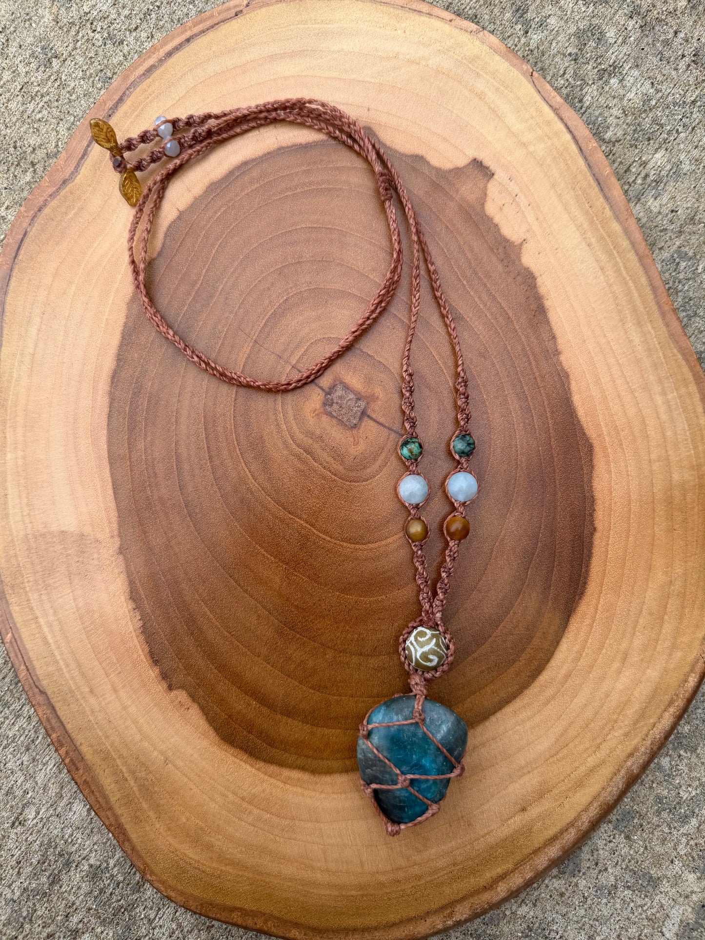 Maya - Hand-Knotted Sea Siren Crystal Necklace