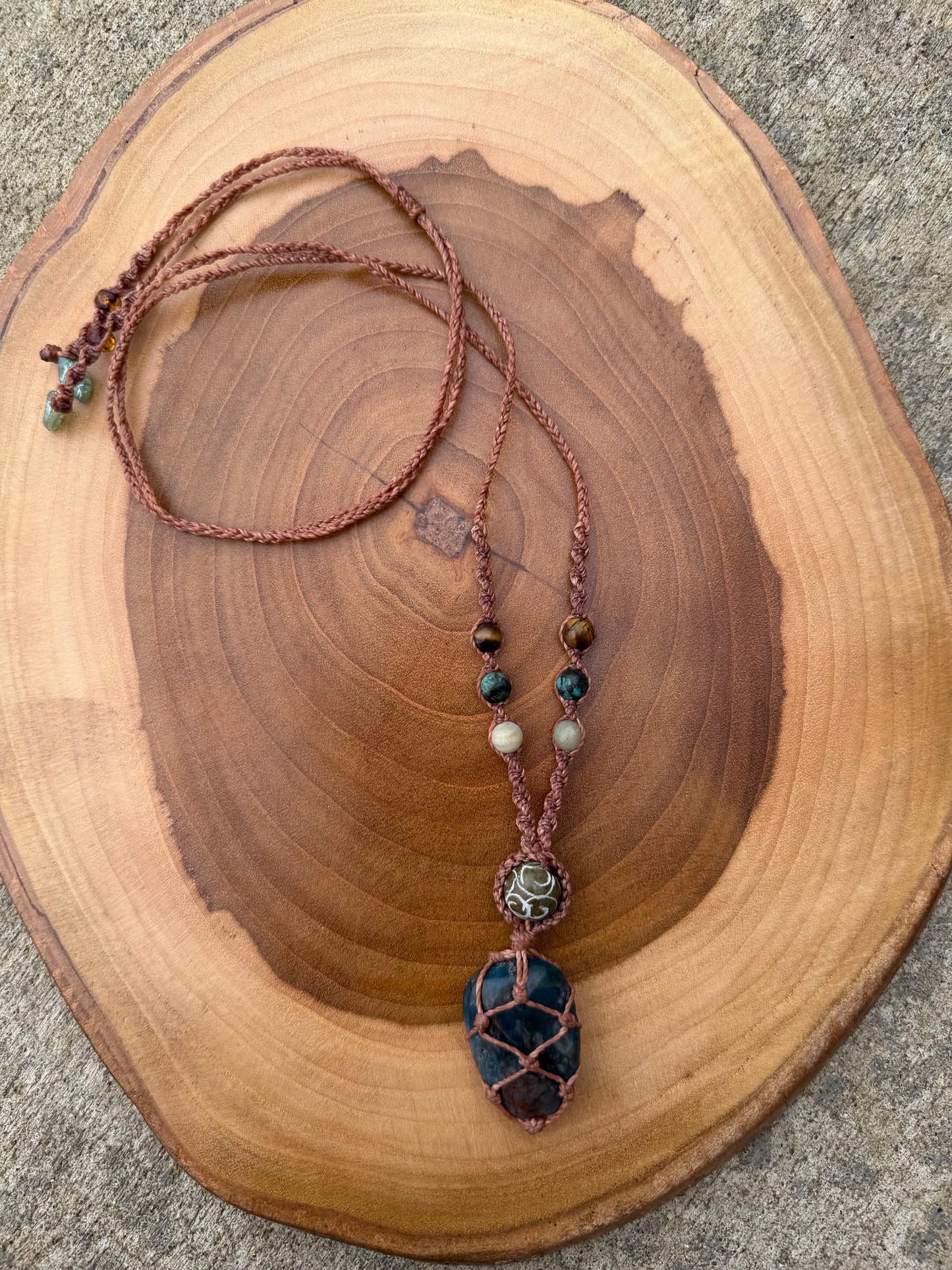 Nerissa - Hand-Knotted Sea Siren Crystal Necklace