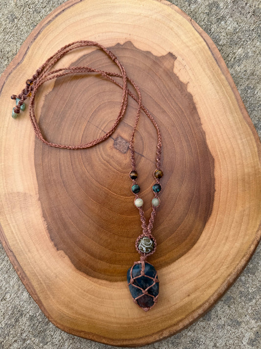 Nerissa - Hand-Knotted Sea Siren Crystal Necklace