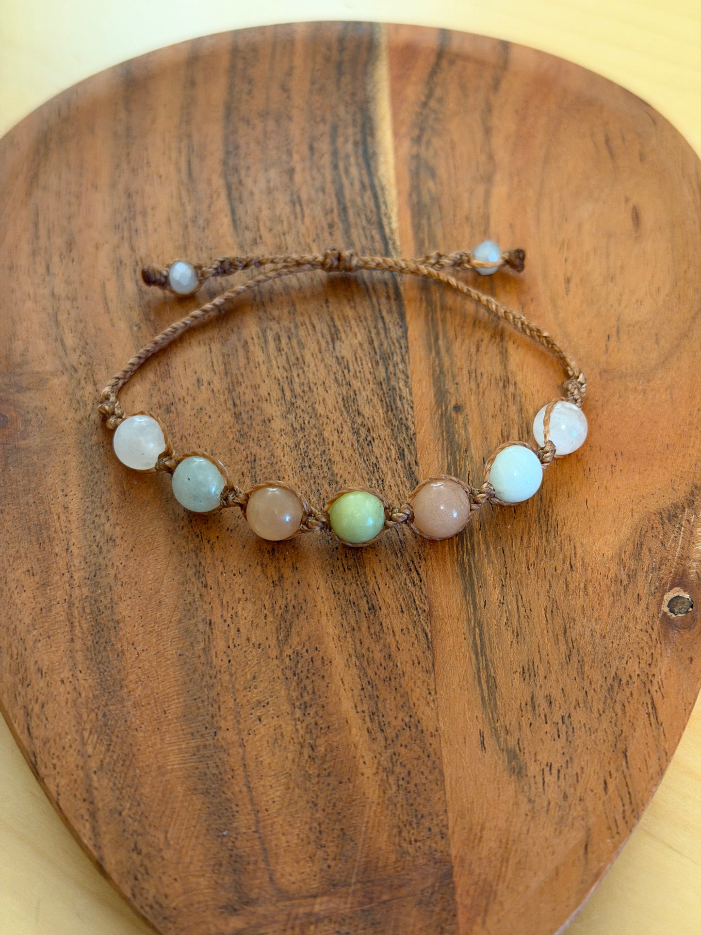 Flora - Hand-Knotted Spring Bliss Crystal Bracelet