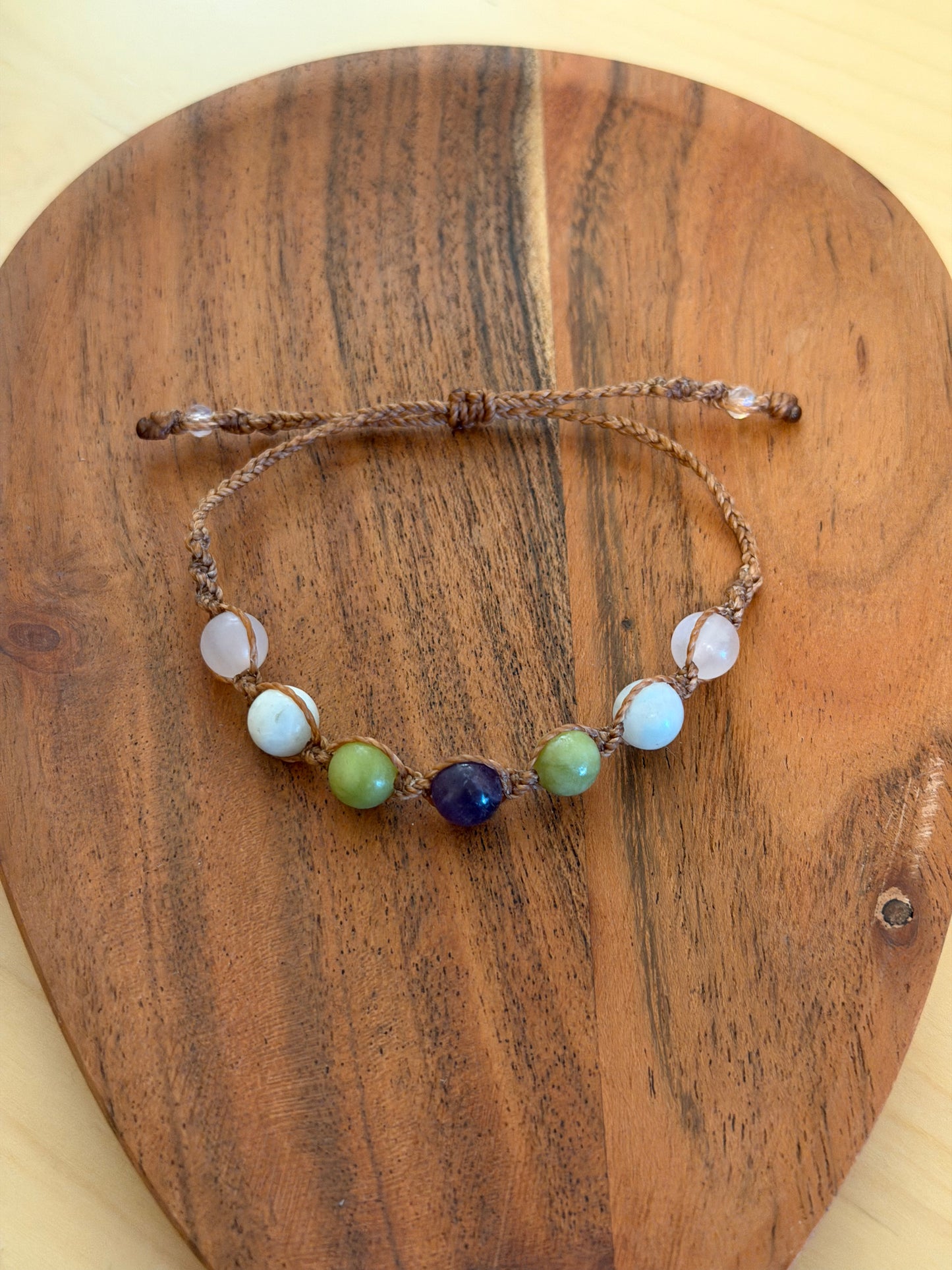 Verna - Hand-Knotted Spring Bliss Crystal Bracelet