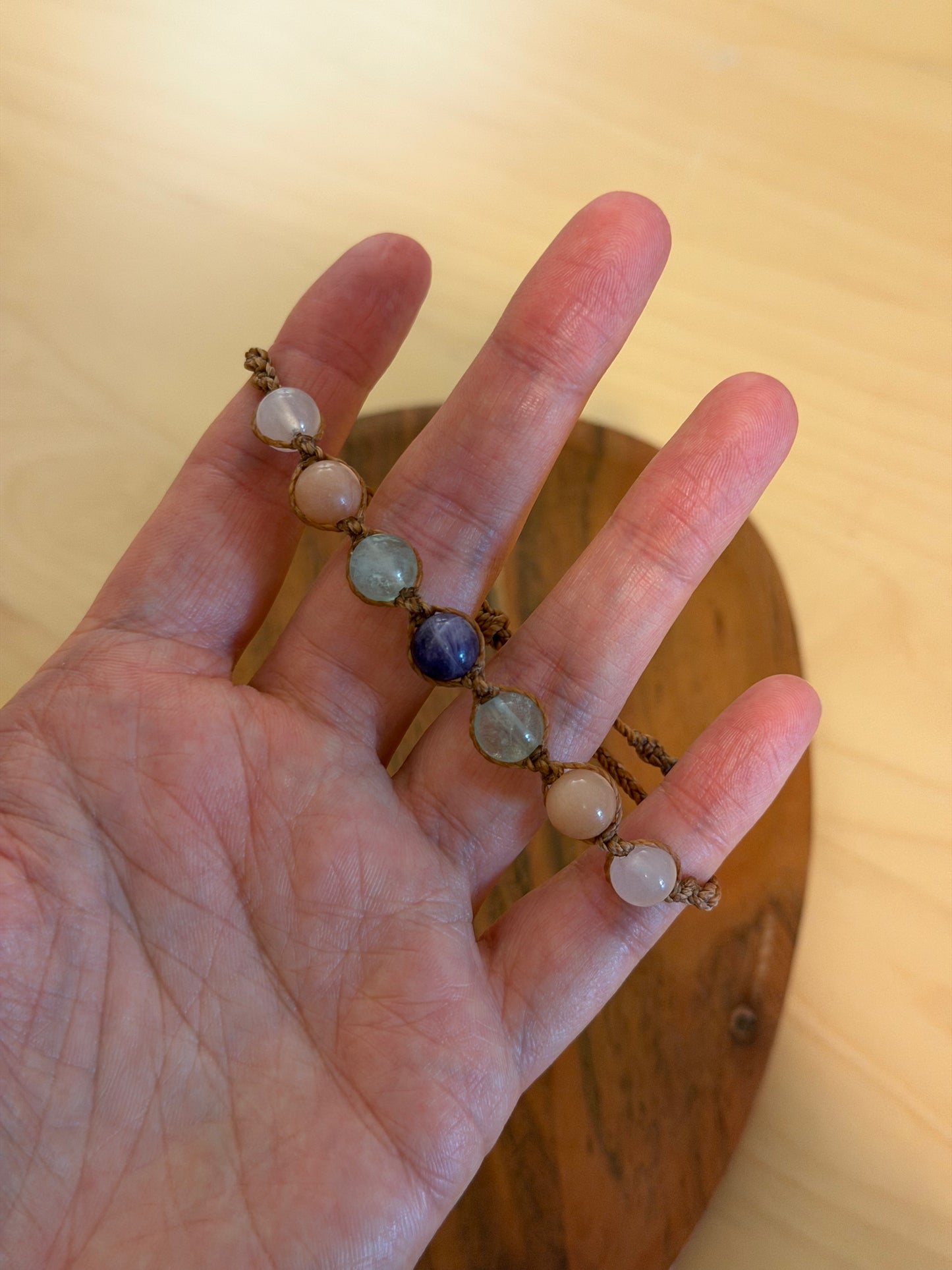 Primrose - Hand-Knotted Spring Bliss Crystal Bracelet