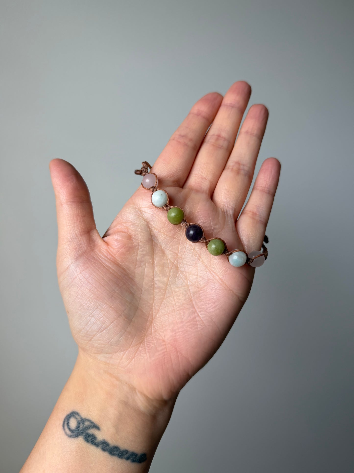 Verna - Hand-Knotted Spring Bliss Crystal Bracelet