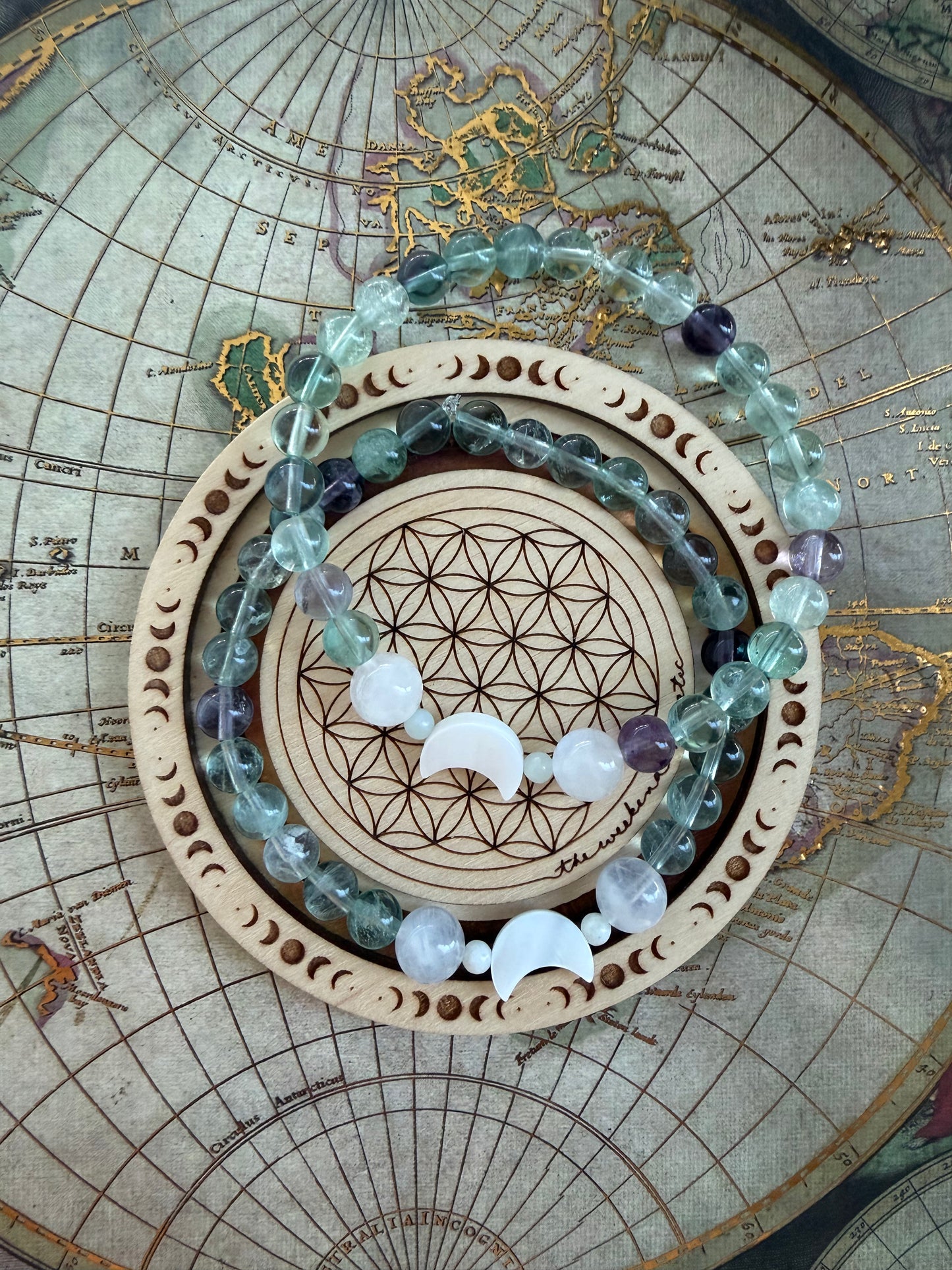 Fluorite Dreams Stretch Bracelet