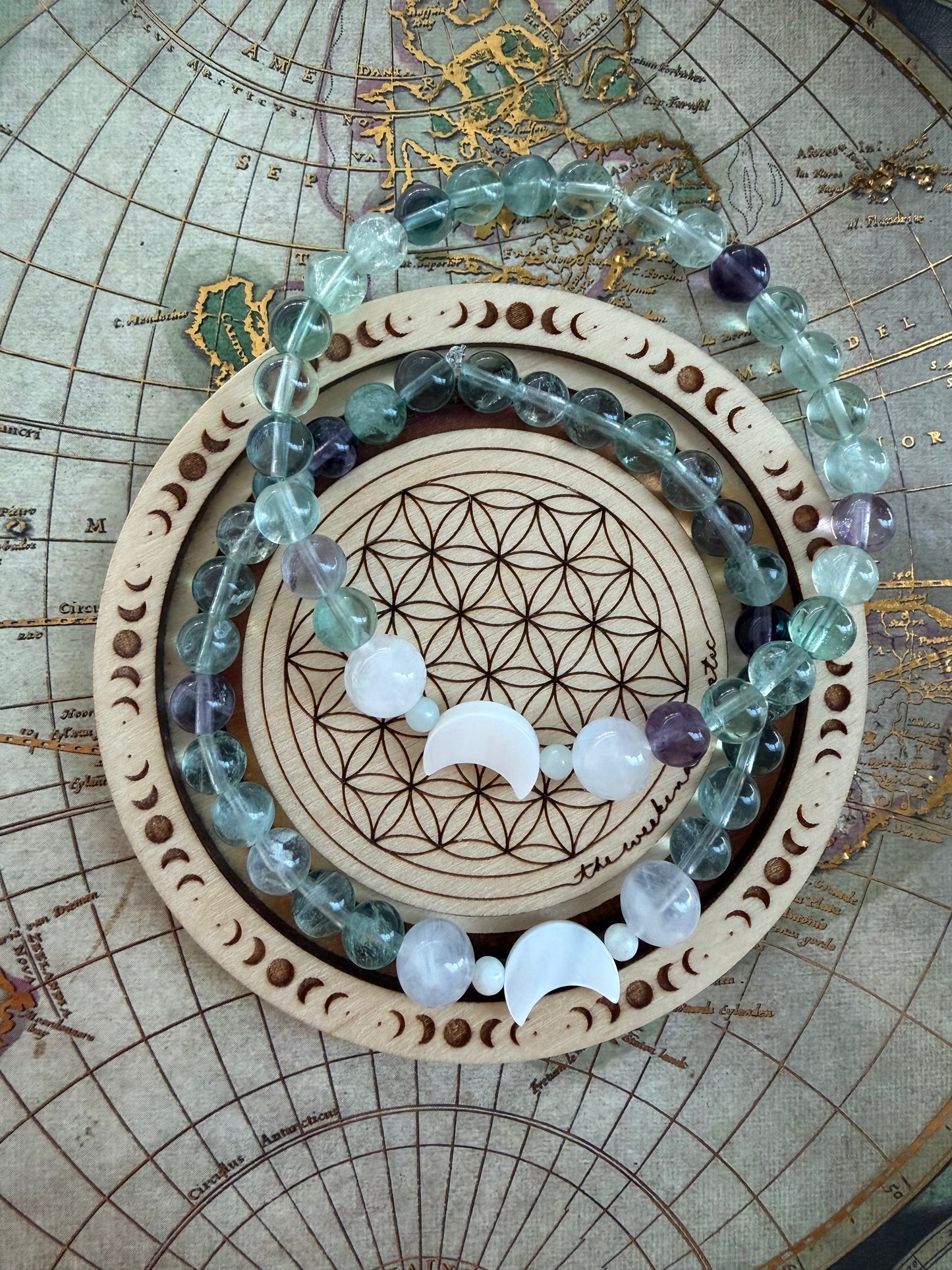 Fluorite Dreams Stretch Bracelet