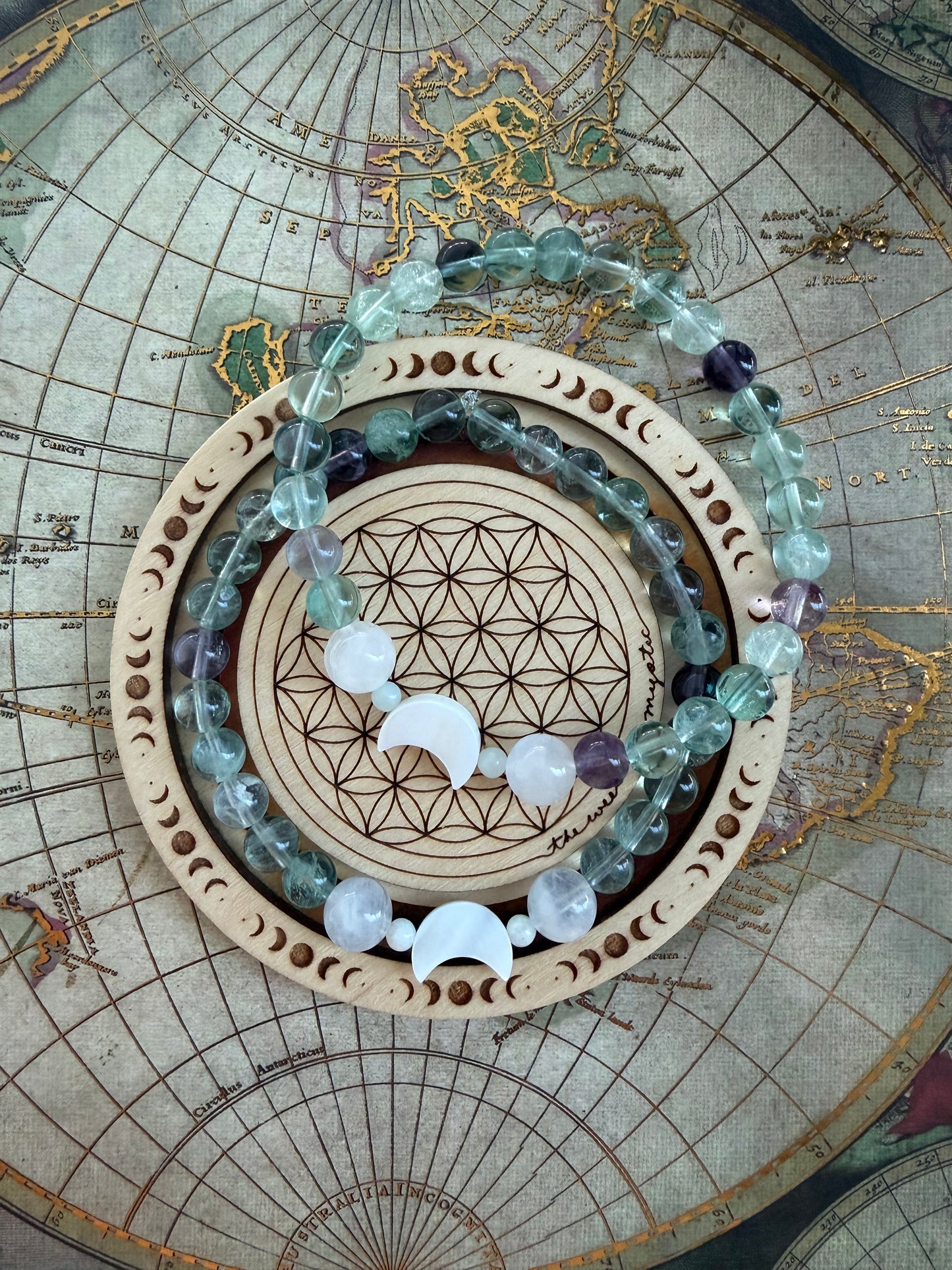 Fluorite Dreams Stretch Bracelet