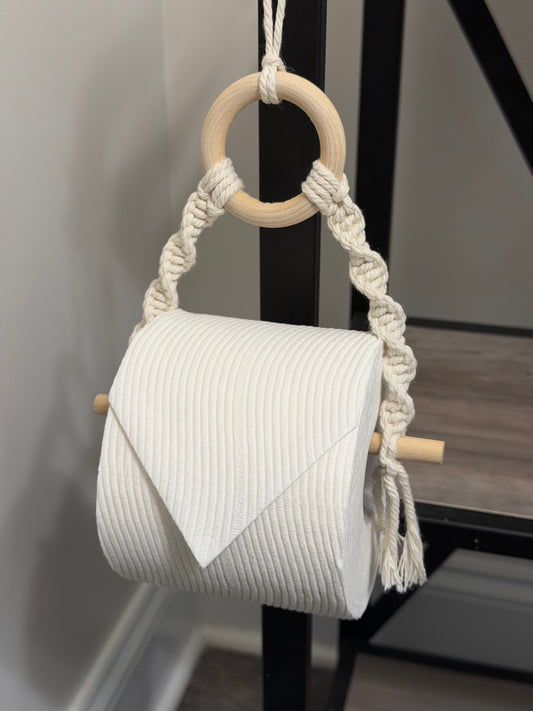 Macramé Toilet Paper Holder