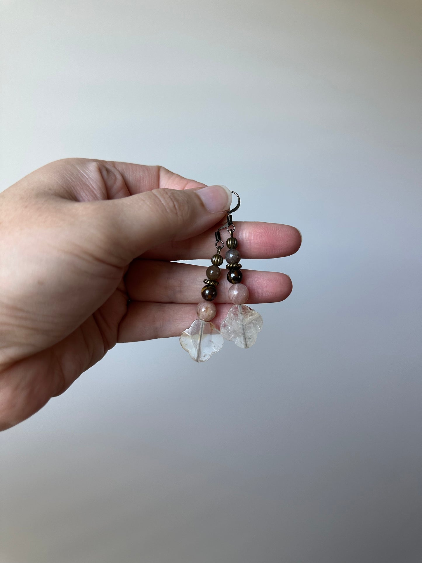 Fall is in the Air Crystal Dangle Earrings