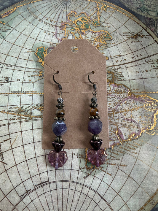 The "Autumn" Crystal Dangle Earrings