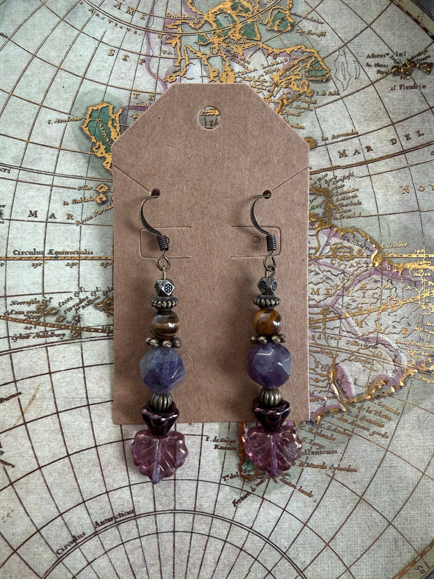The "Autumn" Crystal Dangle Earrings