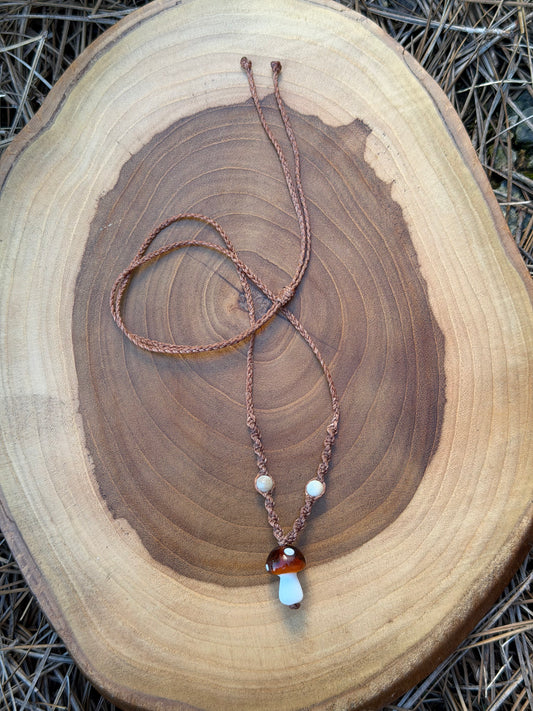 Hand-Knotted Mushie Necklace
