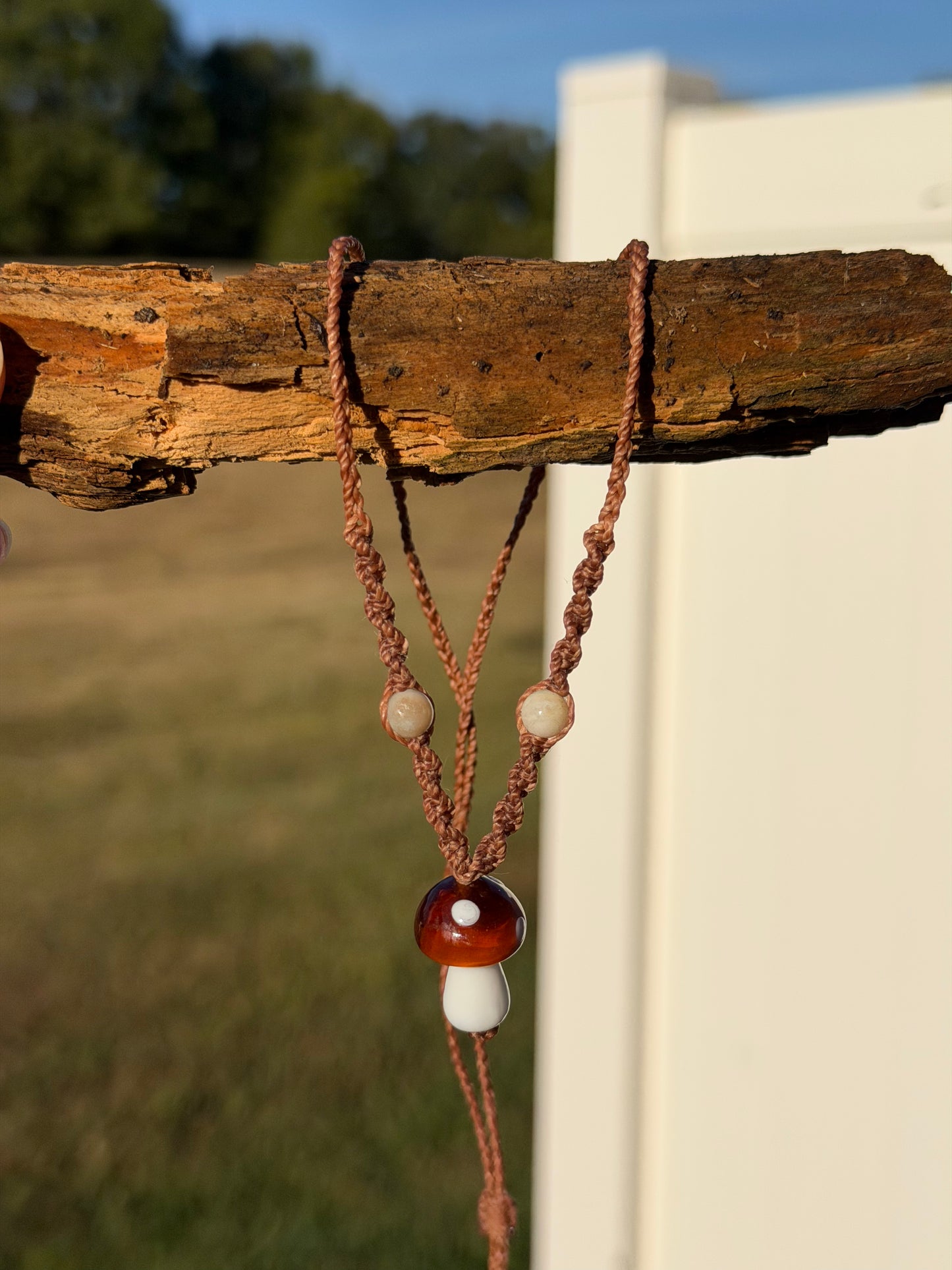 Hand-Knotted Mushie Necklace