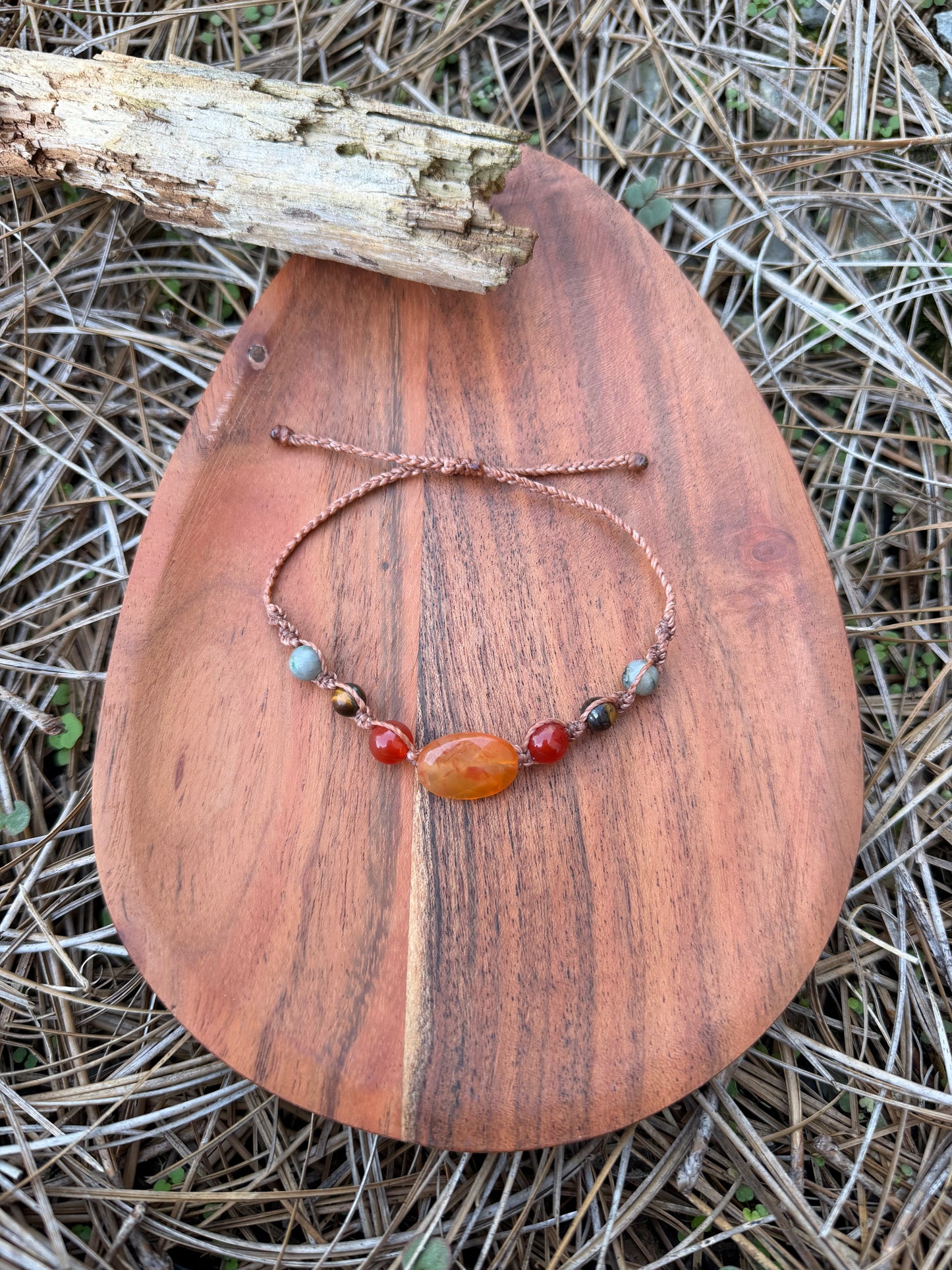 Hand-Knotted Autumn Bracelet