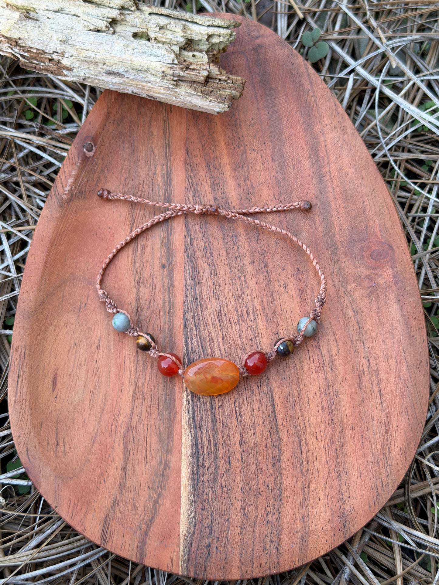 Hand-Knotted Autumn Bracelet