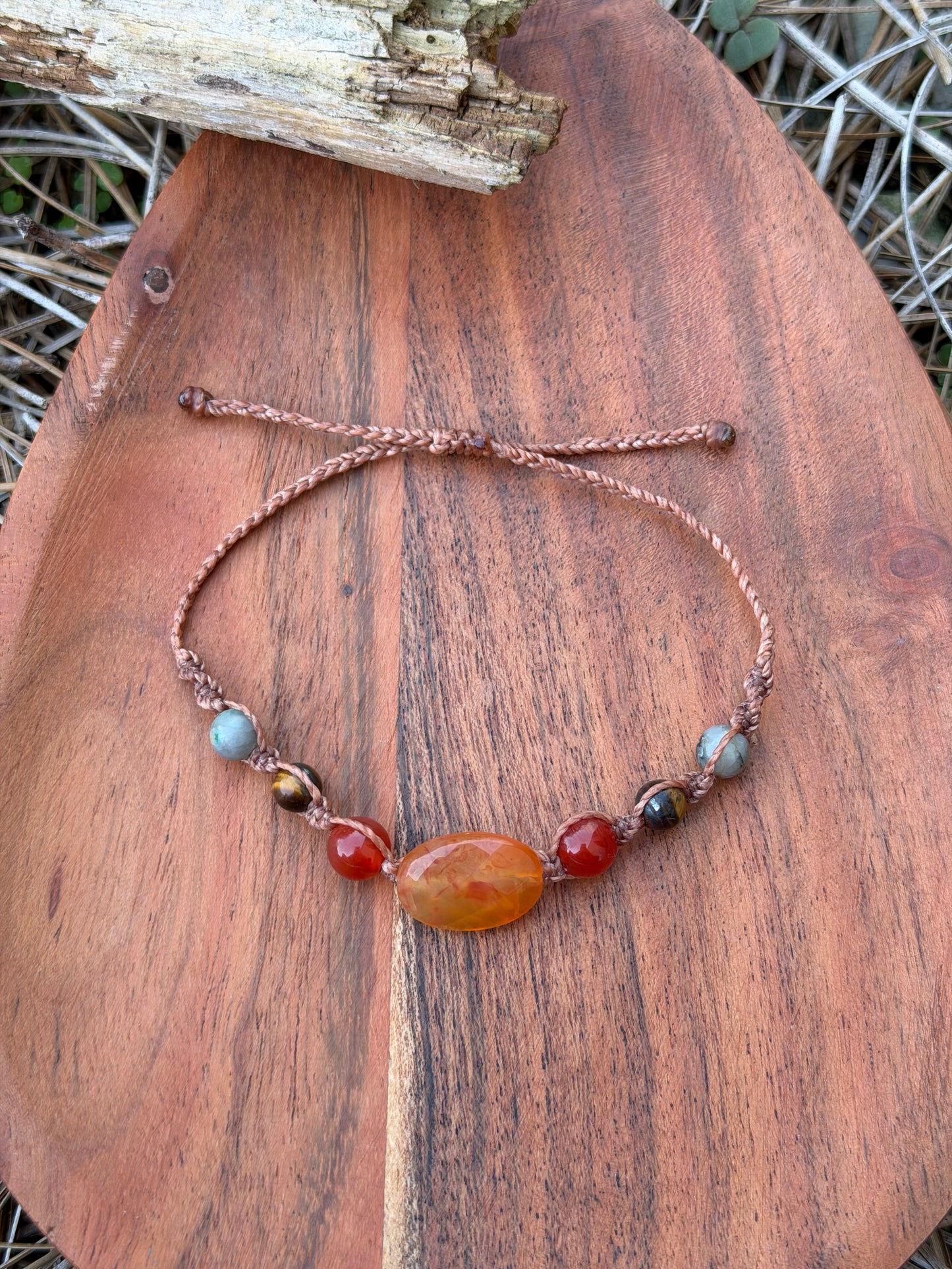 Hand-Knotted Autumn Bracelet