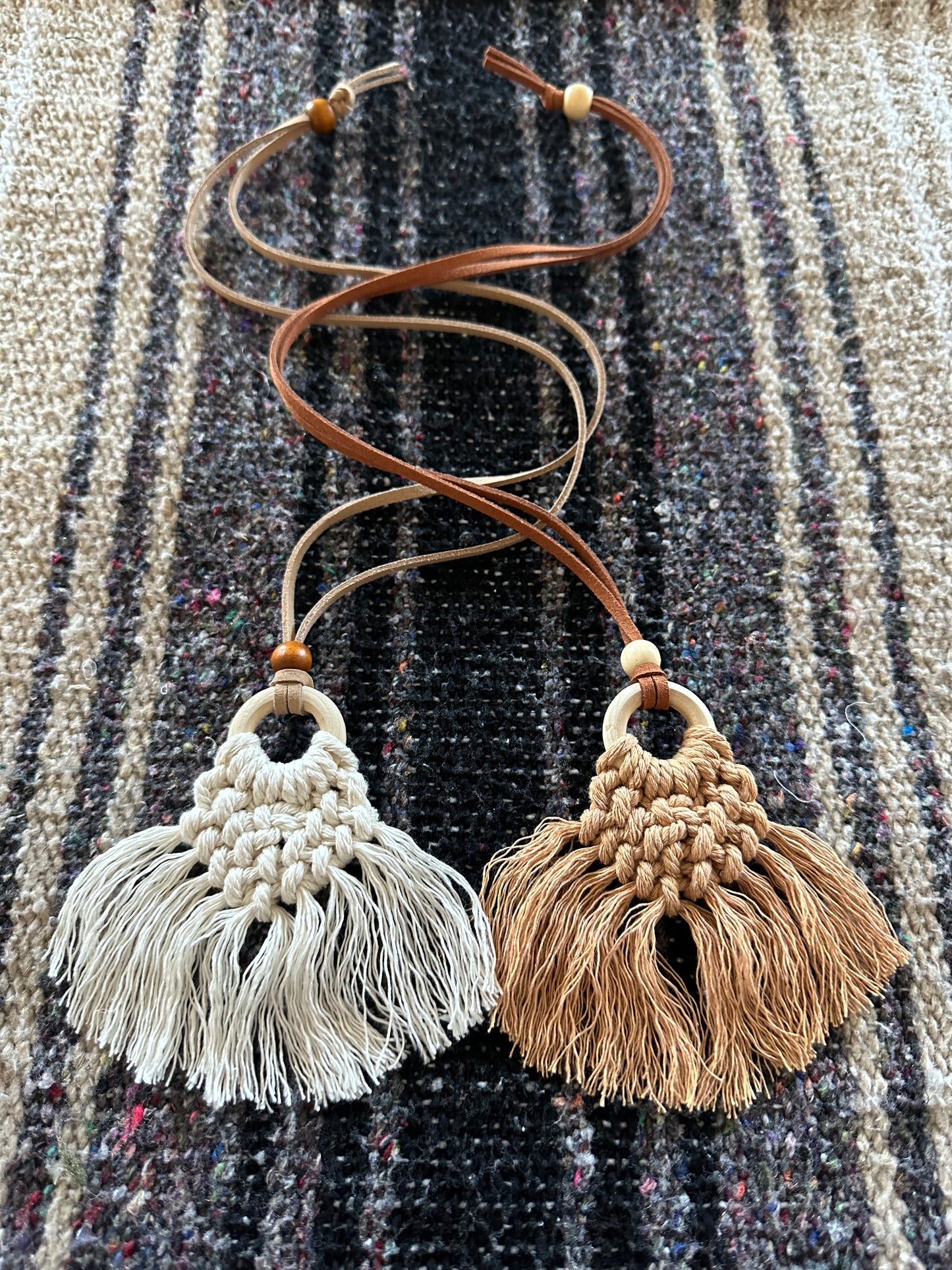 Free-Spirit Macramé Necklace