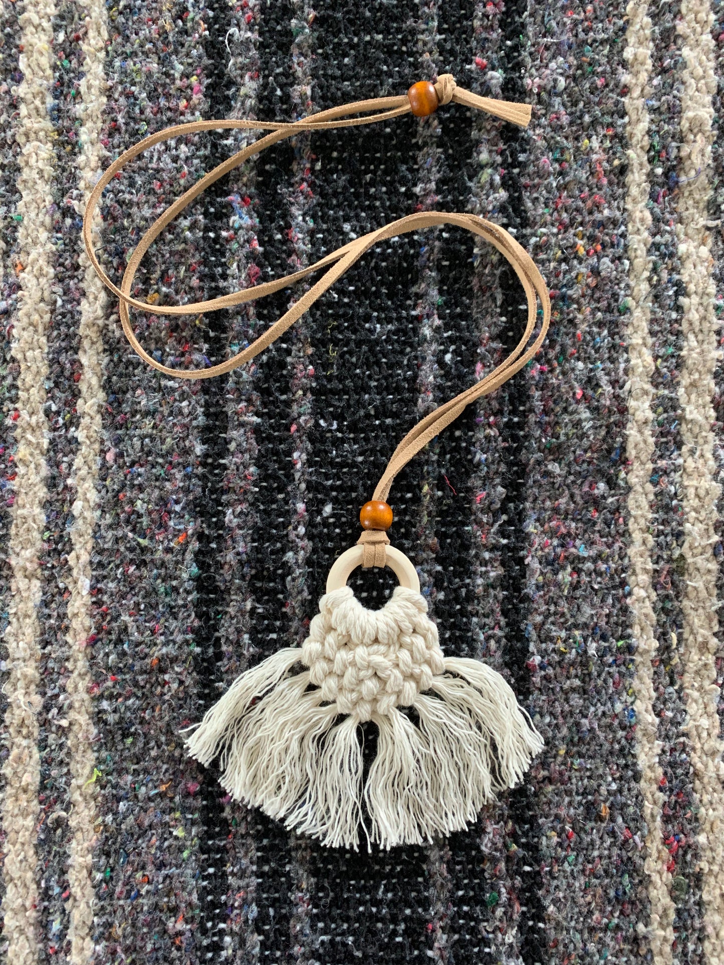 Free-Spirit Macramé Necklace